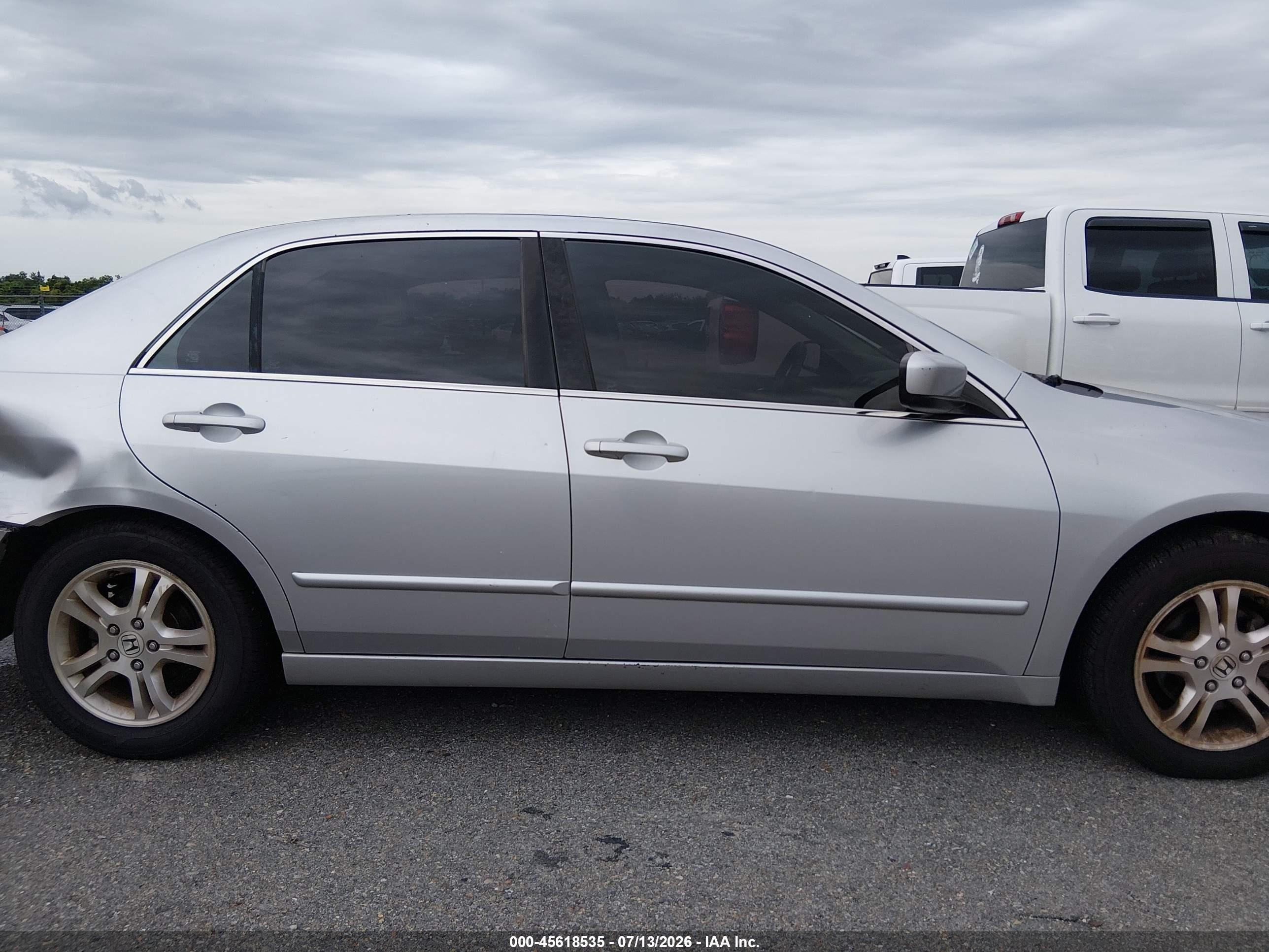 2006 Honda Accord 2.4 Se Gray vin: 1HGCM56386A110556