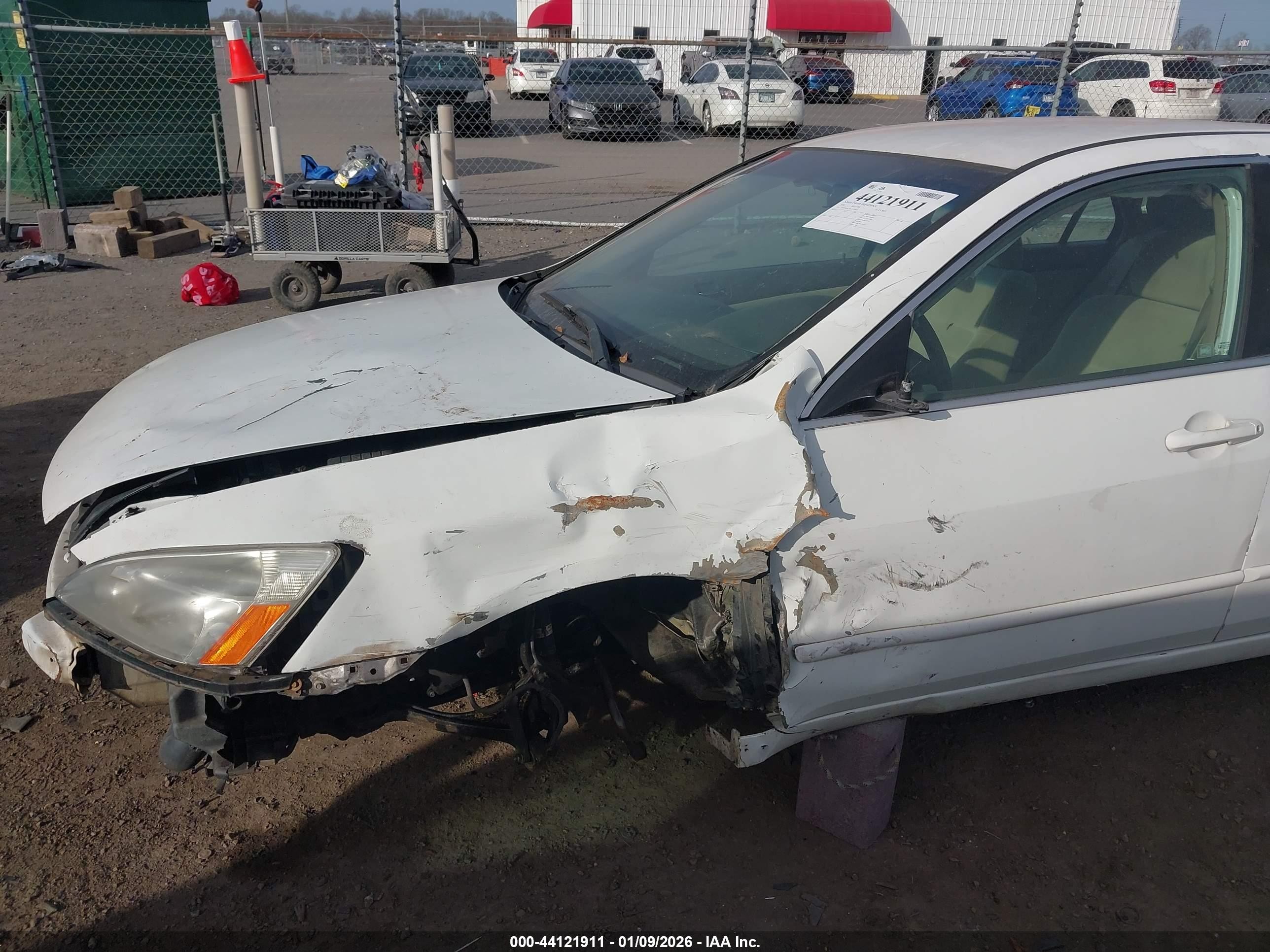 2006 Honda Accord 2.4 Se White vin: 1HGCM56386A150443