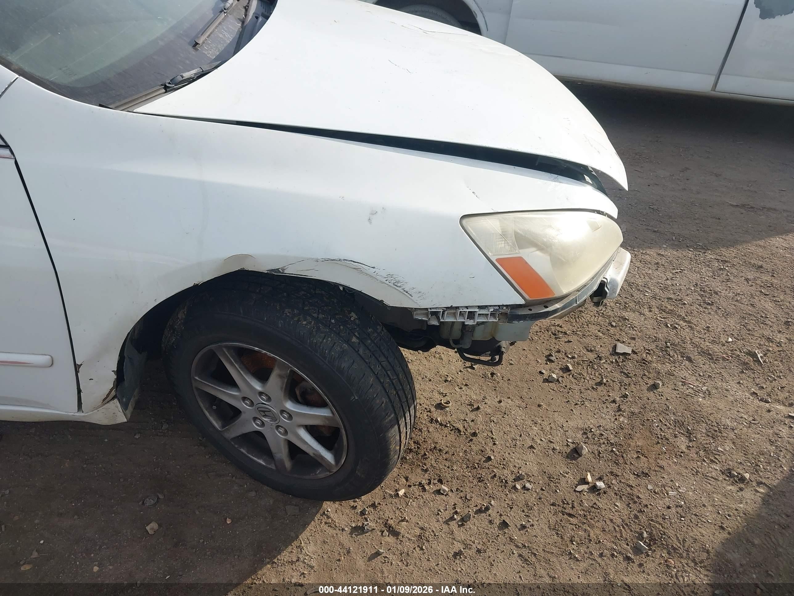 2006 Honda Accord 2.4 Se White vin: 1HGCM56386A150443