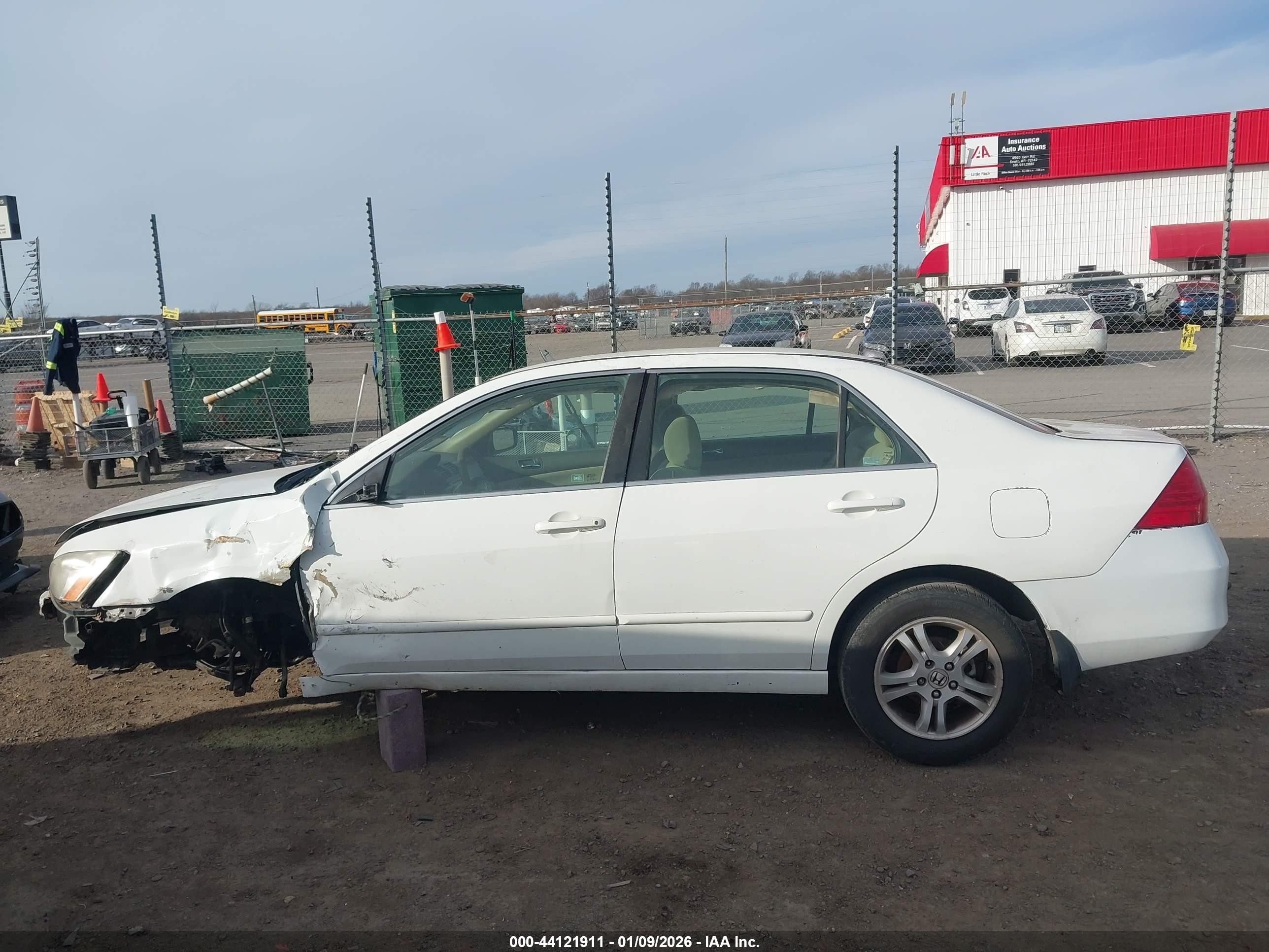 2006 Honda Accord 2.4 Se White vin: 1HGCM56386A150443
