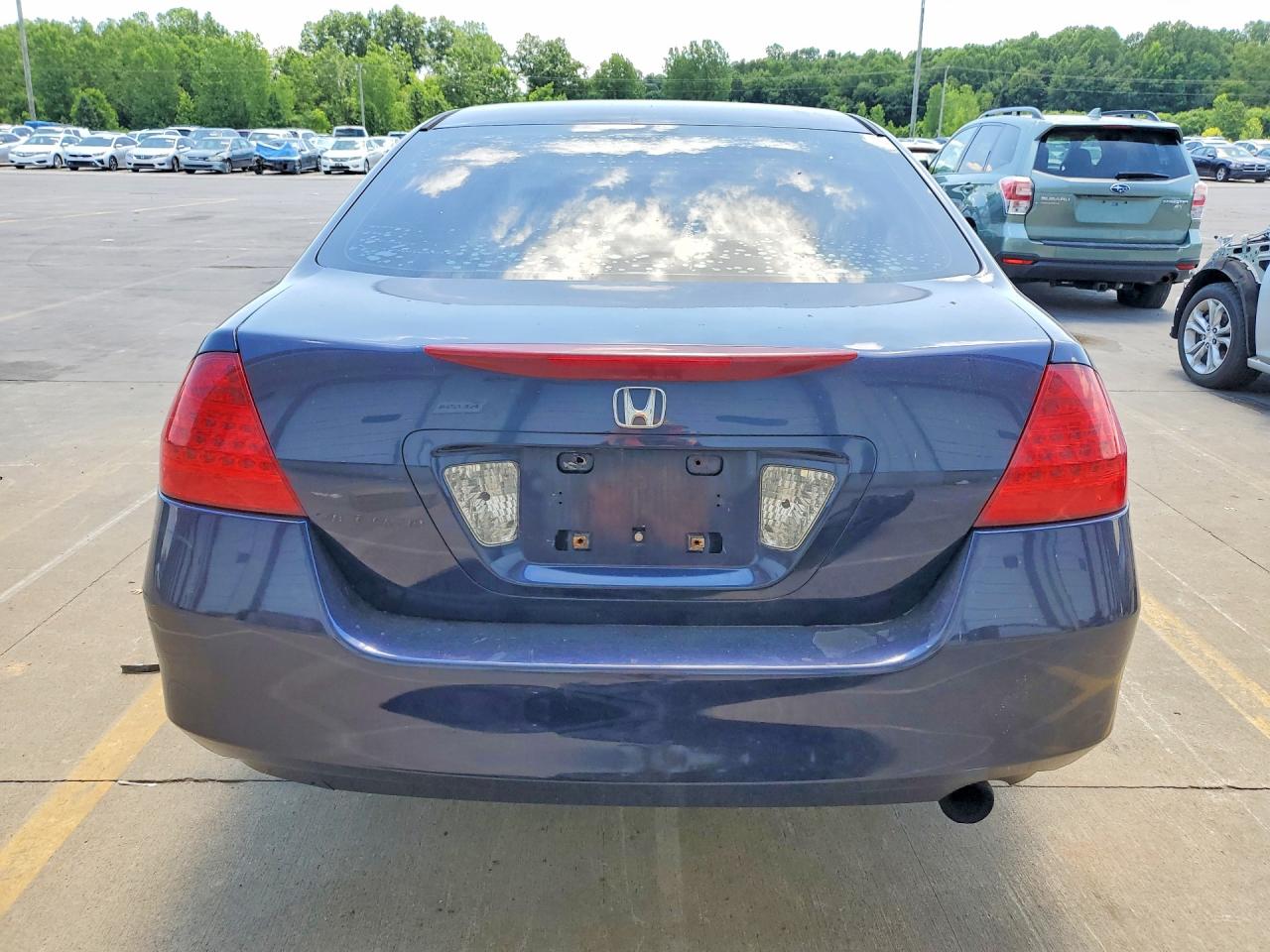 2006 Honda Accord Se Blue vin: 1HGCM56386A161443