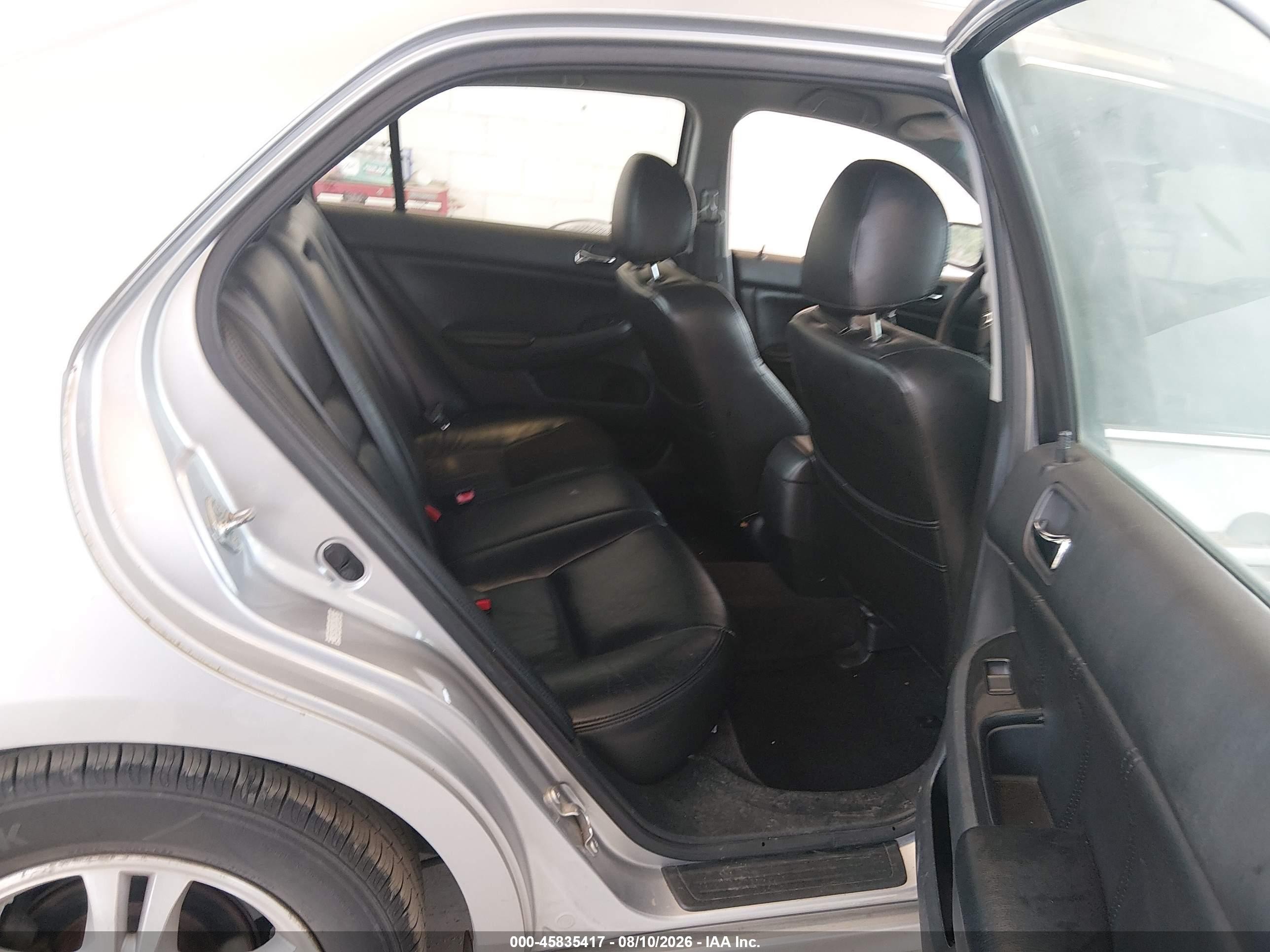 2007 Honda Accord 2.4 Se Silver vin: 1HGCM56387A017540