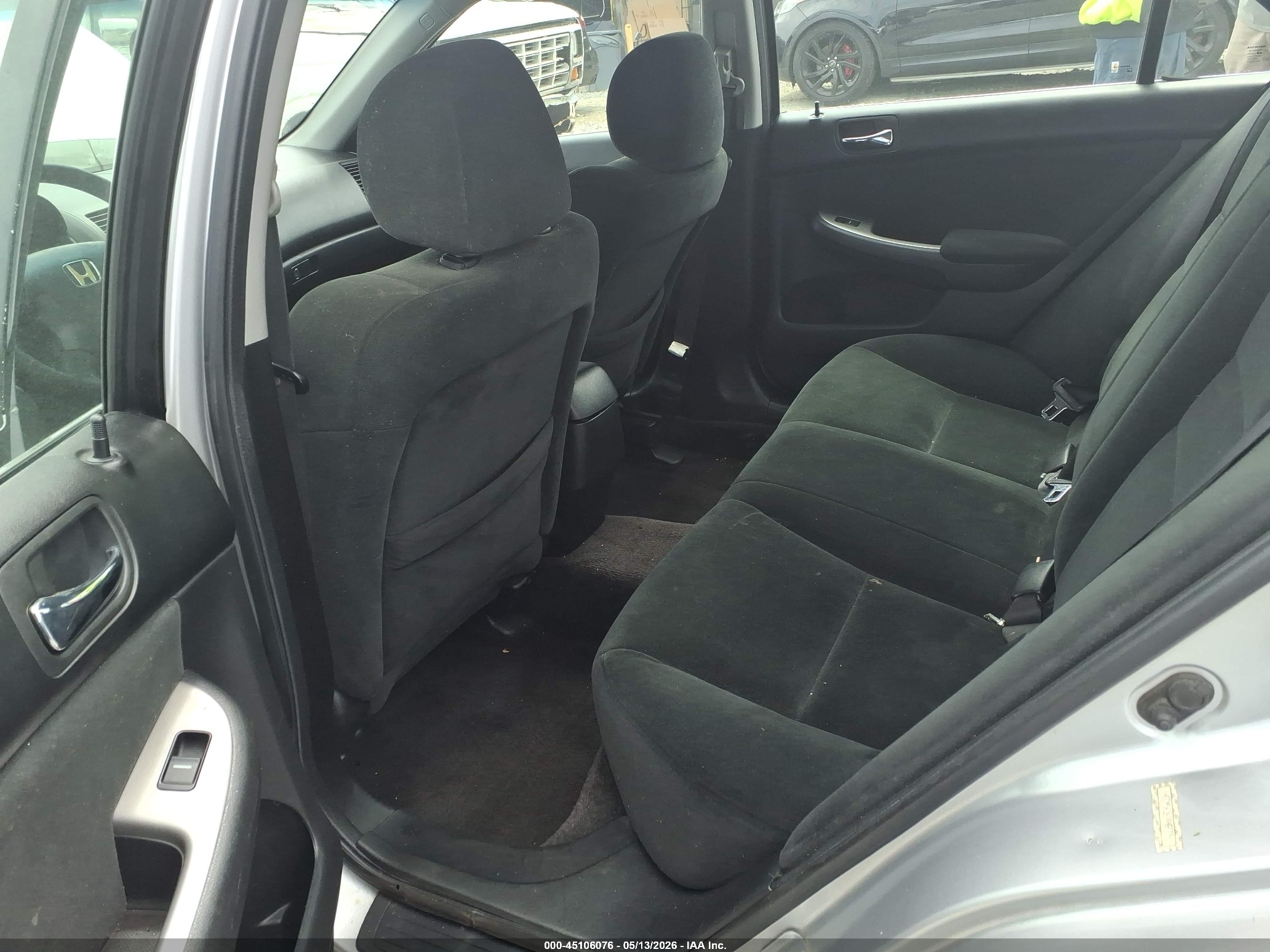 2007 Honda Accord 2.4 Se Silver vin: 1HGCM56387A027291