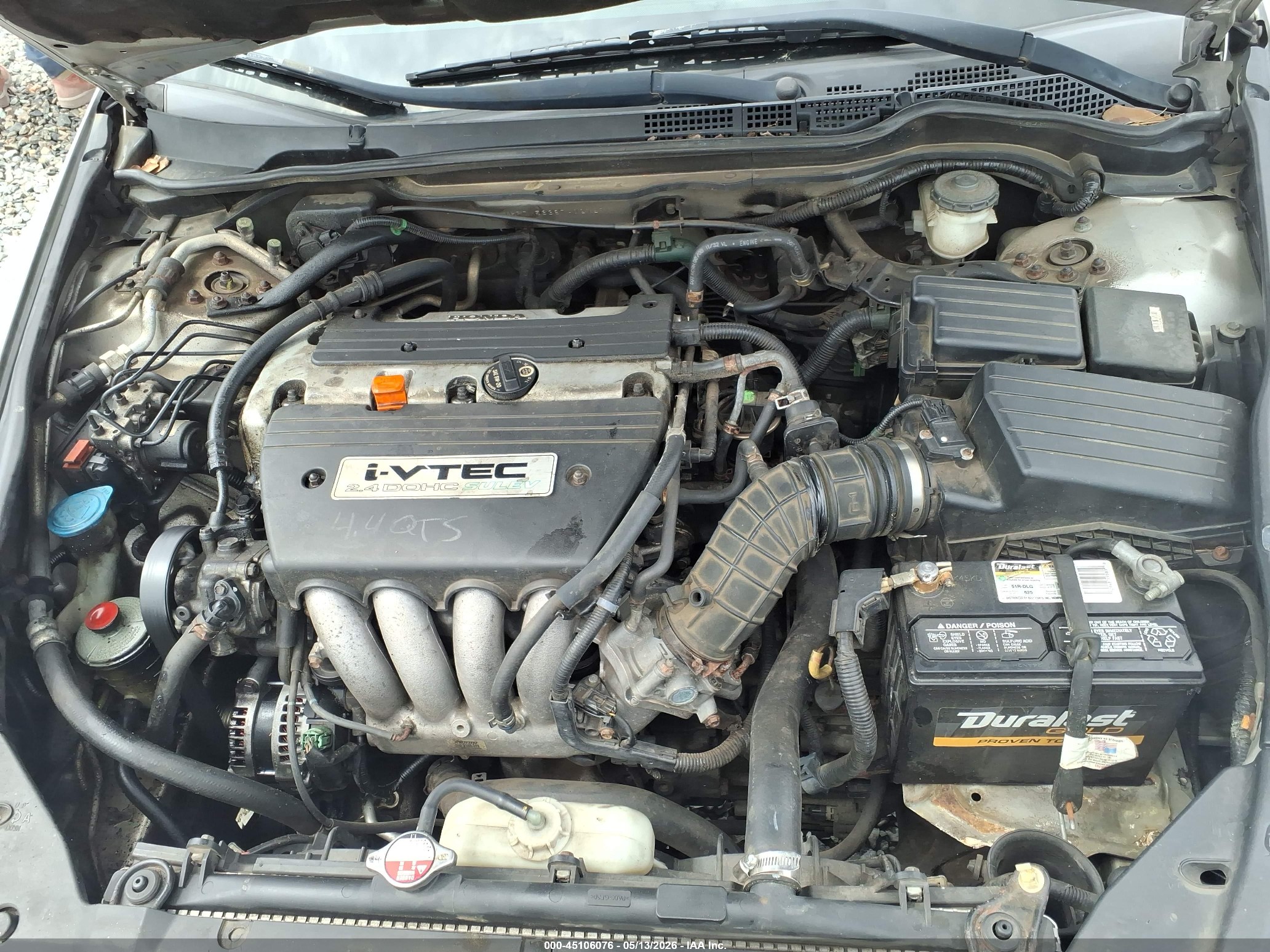 2007 Honda Accord 2.4 Se Silver vin: 1HGCM56387A027291