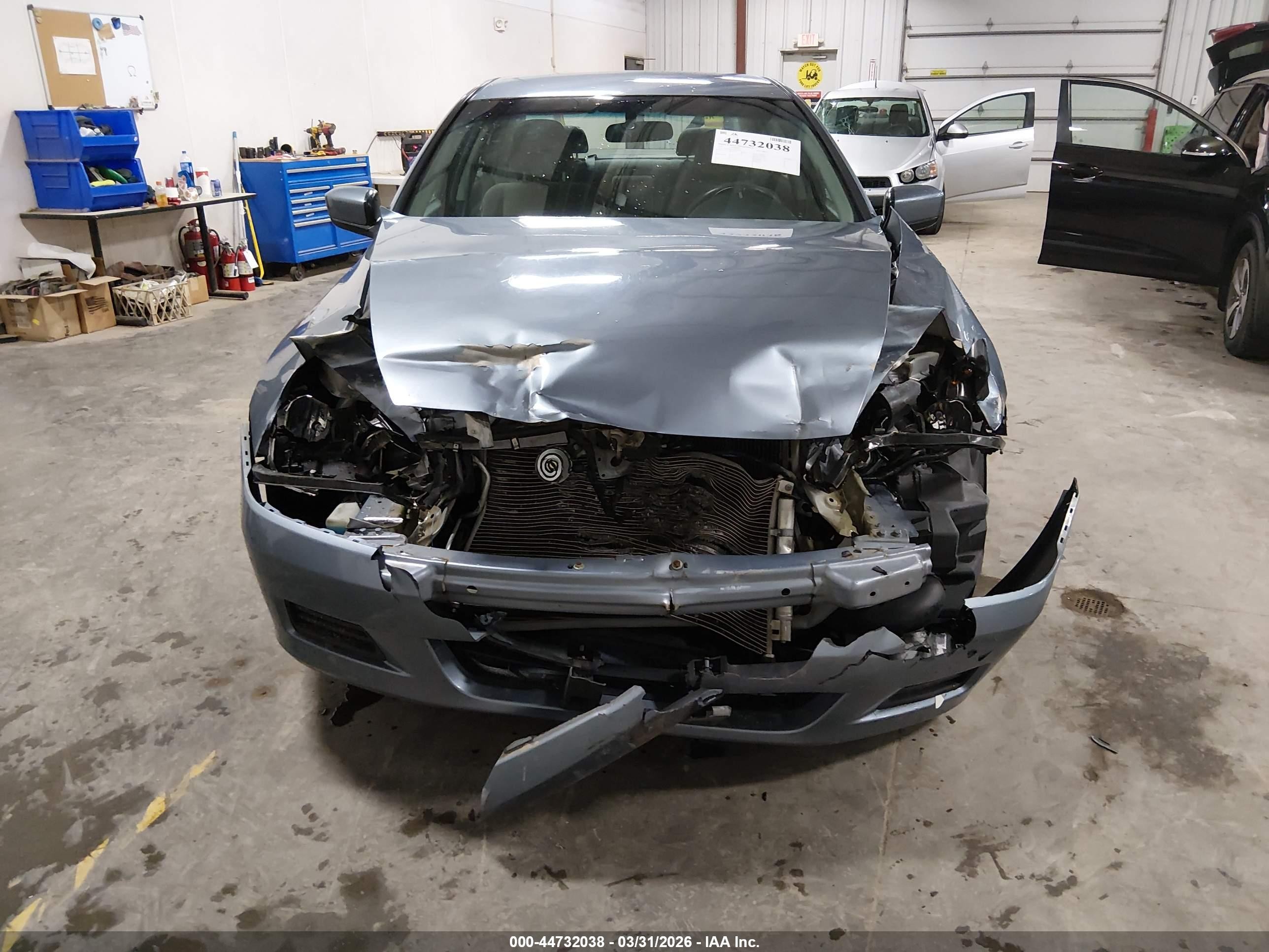2007 Honda Accord 2.4 Se Blue vin: 1HGCM56387A077642