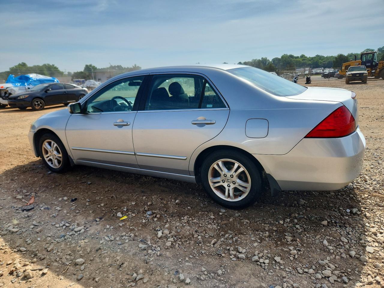 2007 Honda Accord Se Silver vin: 1HGCM56387A135524