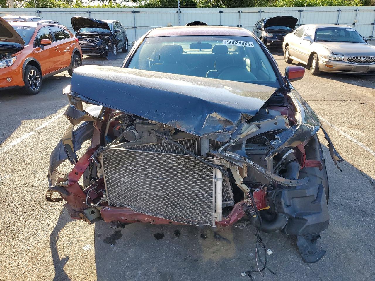 2007 Honda Accord Se Maroon vin: 1HGCM56387A194637