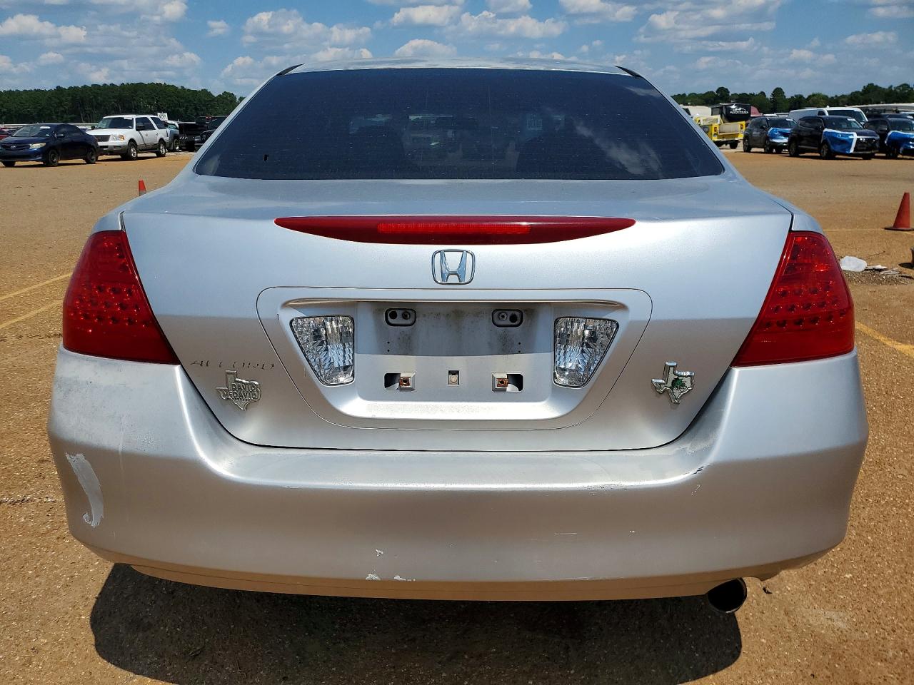 2007 Honda Accord Se Silver vin: 1HGCM56387A213817