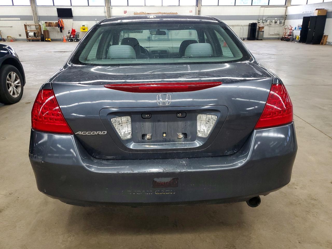 2007 Honda Accord Se Gray vin: 1HGCM56387A217219