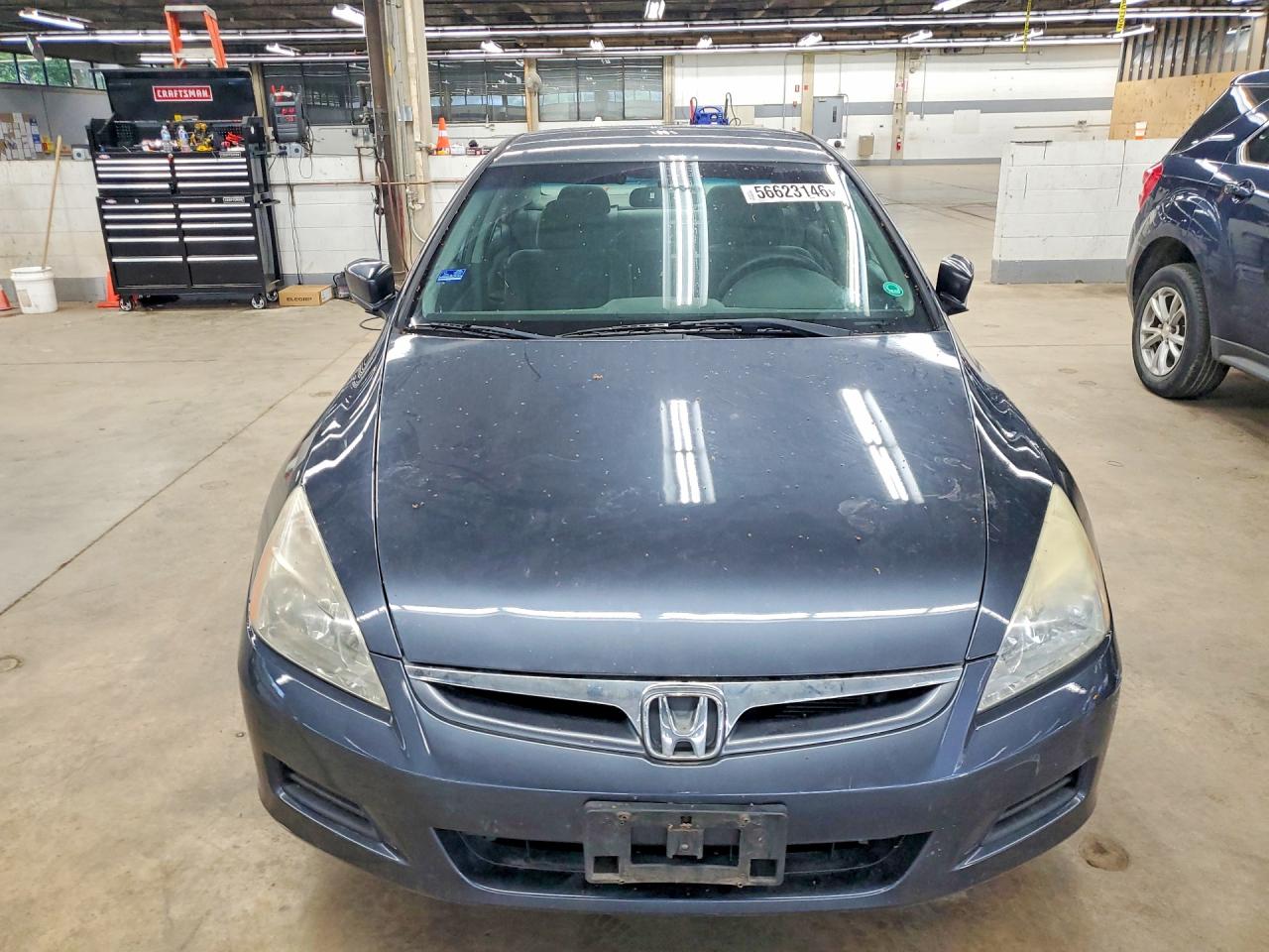 2007 Honda Accord Se Gray vin: 1HGCM56387A217219