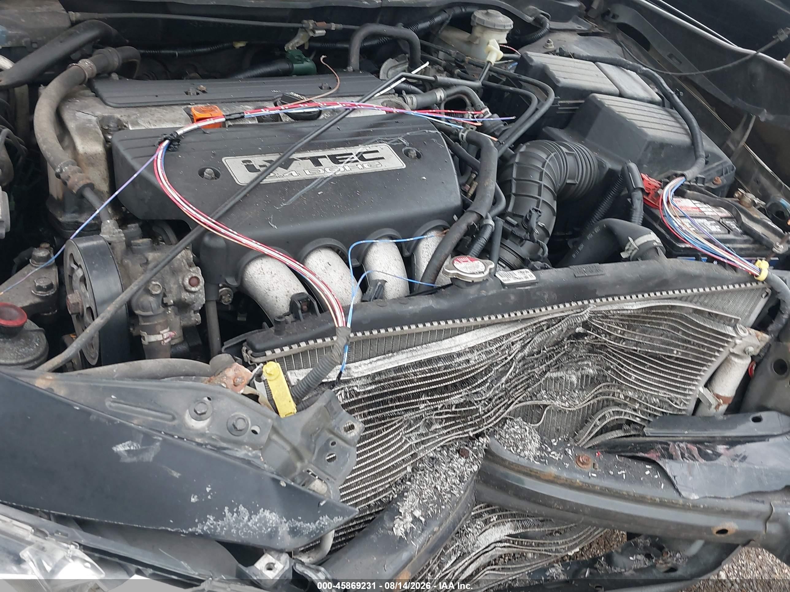 2003 Honda Accord 2.4 Lx Black vin: 1HGCM56393A008405