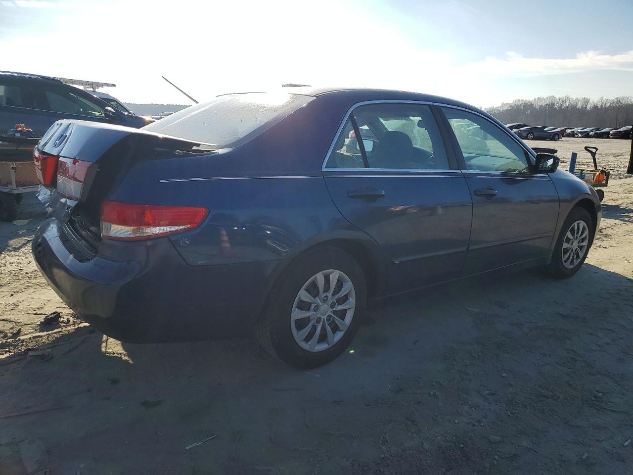 2003 Honda Accord Ex Blue vin: 1HGCM56393A035006