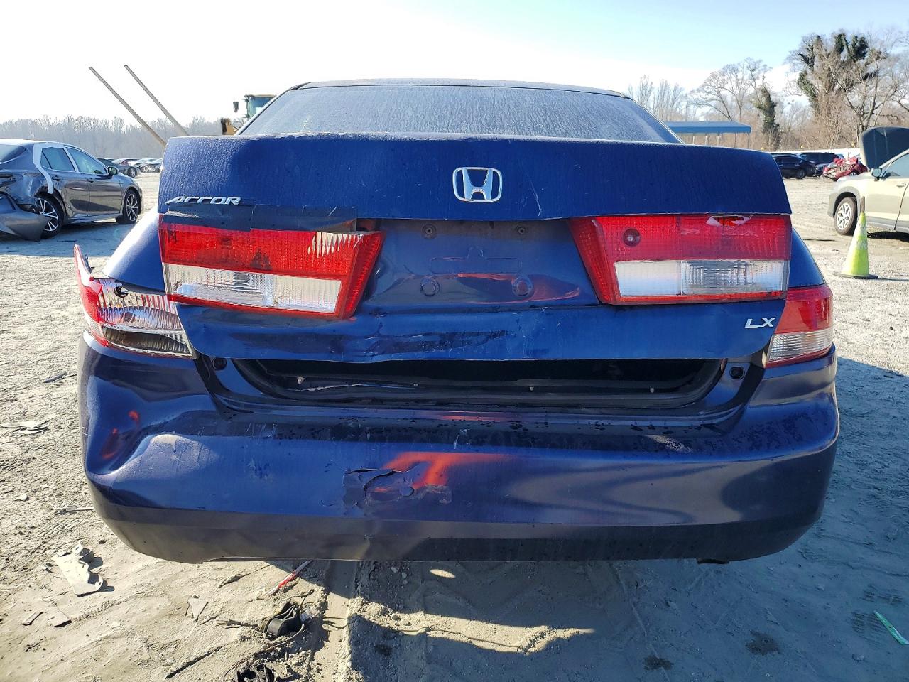 2003 Honda Accord Ex Blue vin: 1HGCM56393A035006
