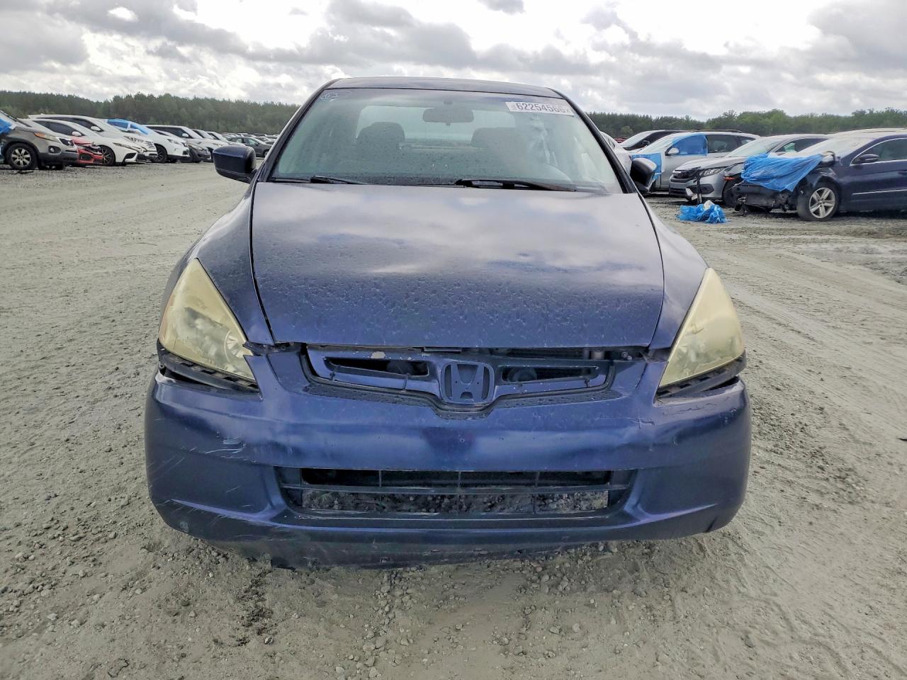 2003 Honda Accord Ex Blue vin: 1HGCM56393A035006