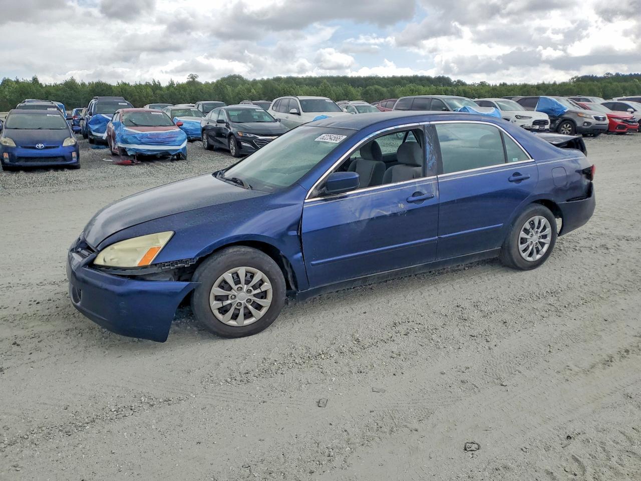 2003 Honda Accord Ex Blue vin: 1HGCM56393A035006