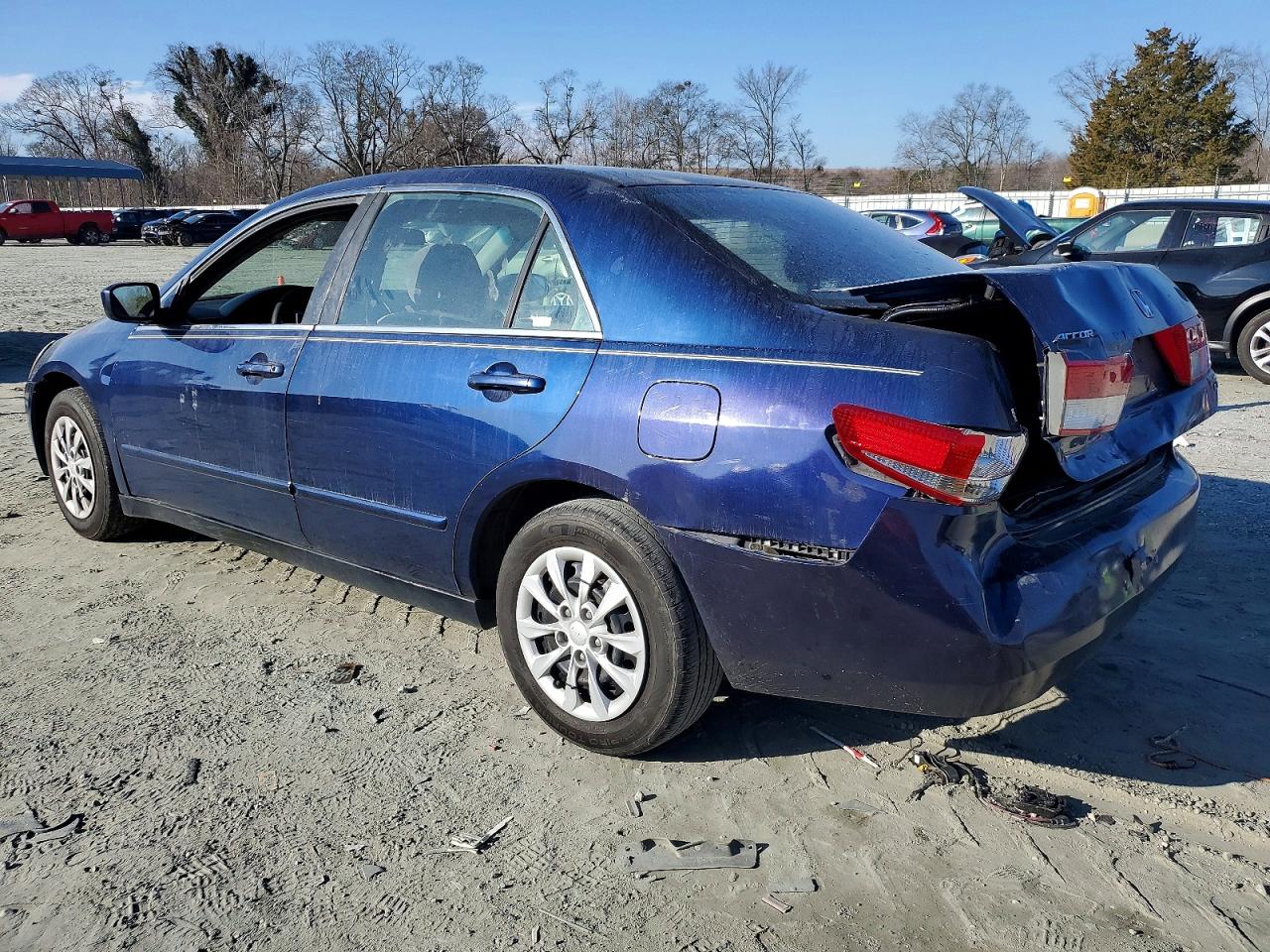 2003 Honda Accord Ex Blue vin: 1HGCM56393A035006