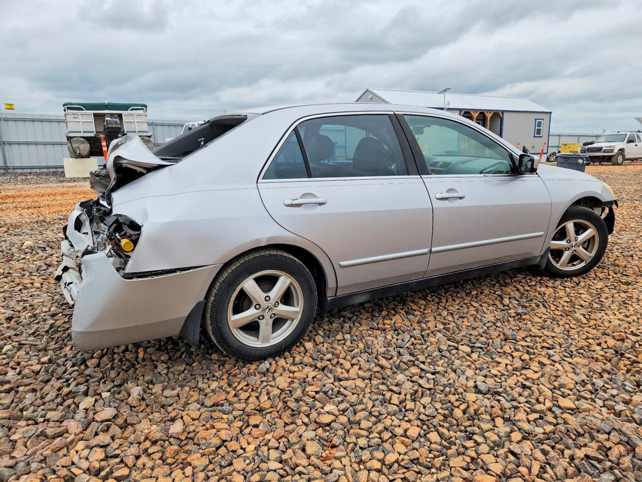 2003 Honda Accord Lx Silver vin: 1HGCM56393A054896