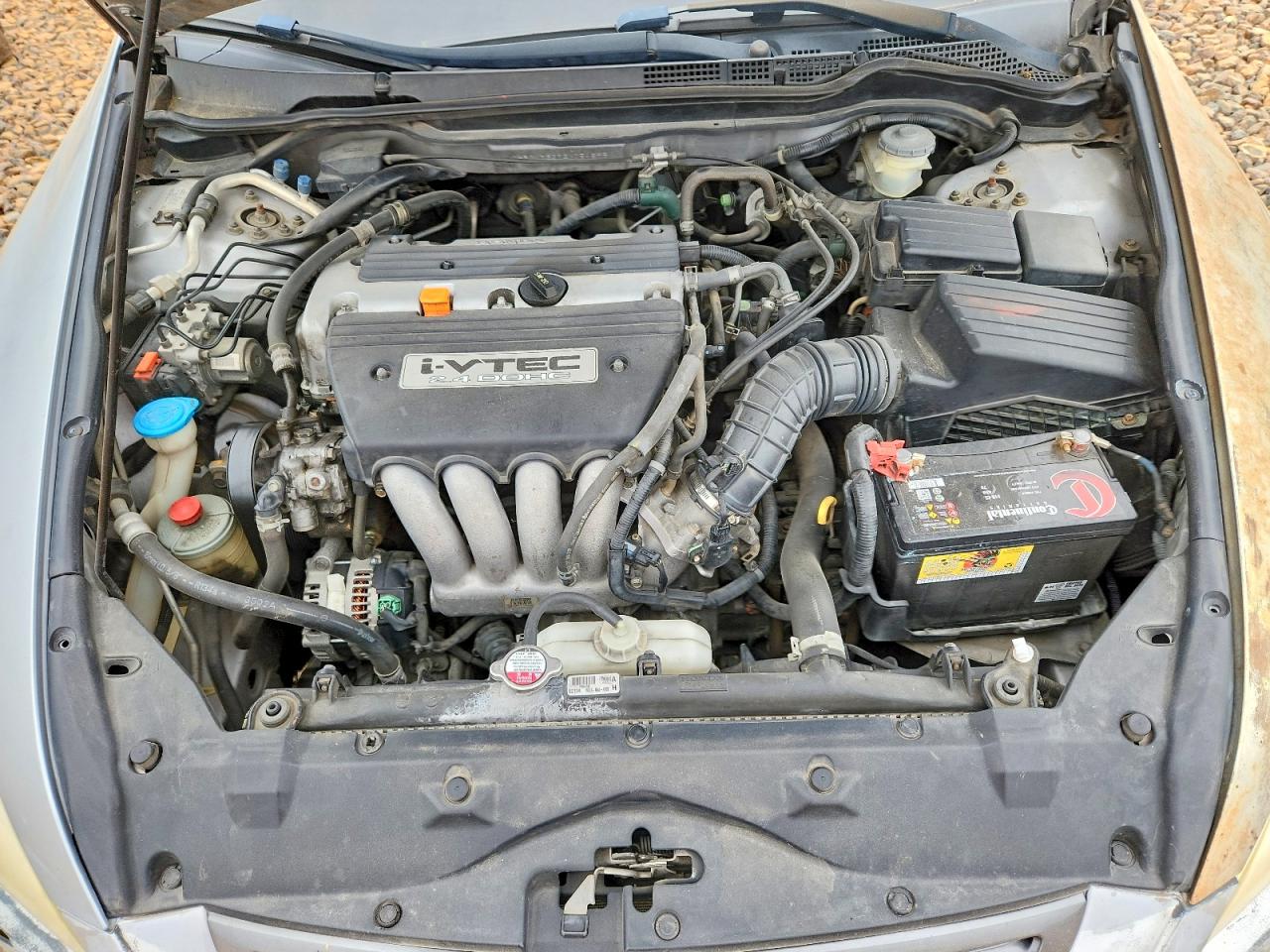 2003 Honda Accord Lx Silver vin: 1HGCM56393A054896