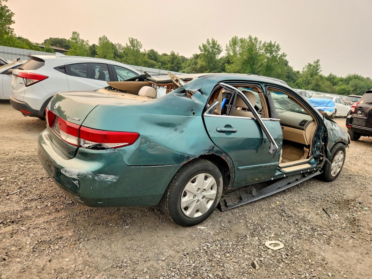 2003 Honda Accord Lx Green vin: 1HGCM56393A062044