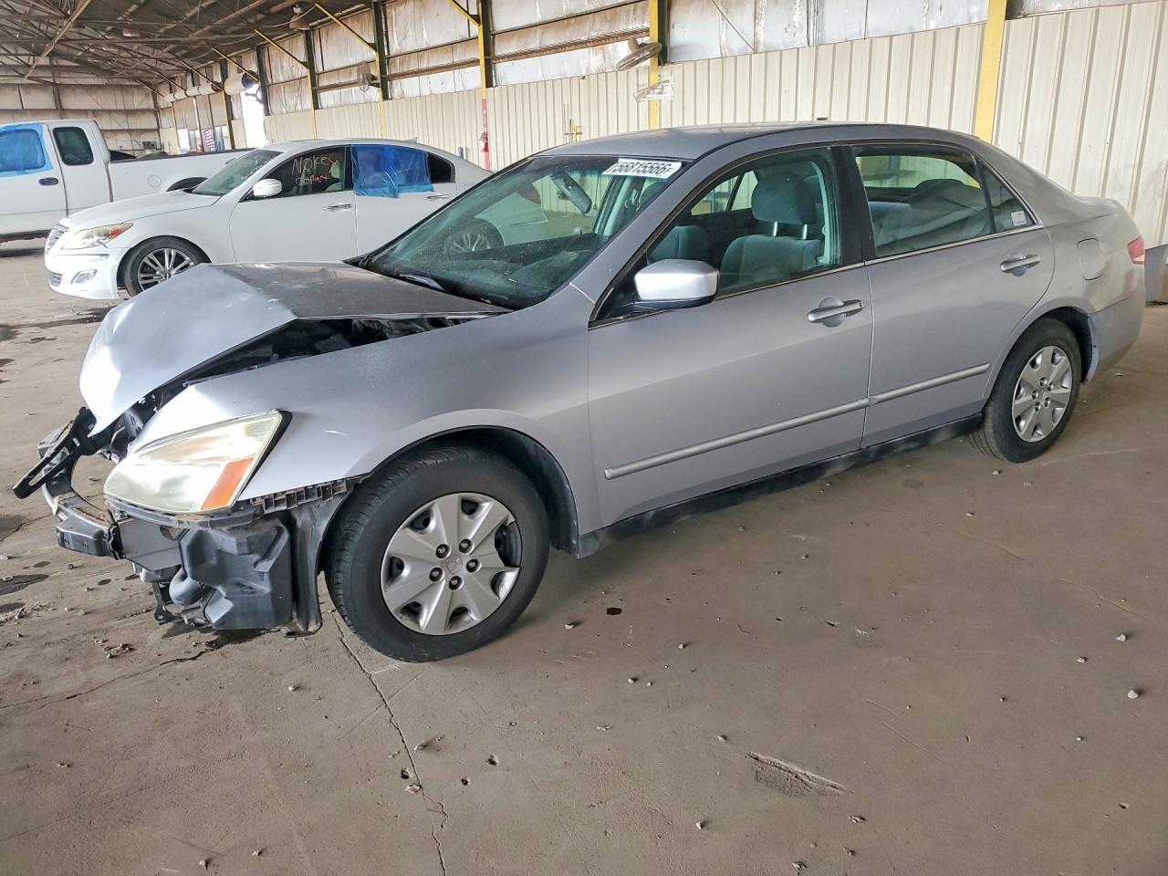 2004 Honda Accord Lx Silver vin: 1HGCM56394A016831
