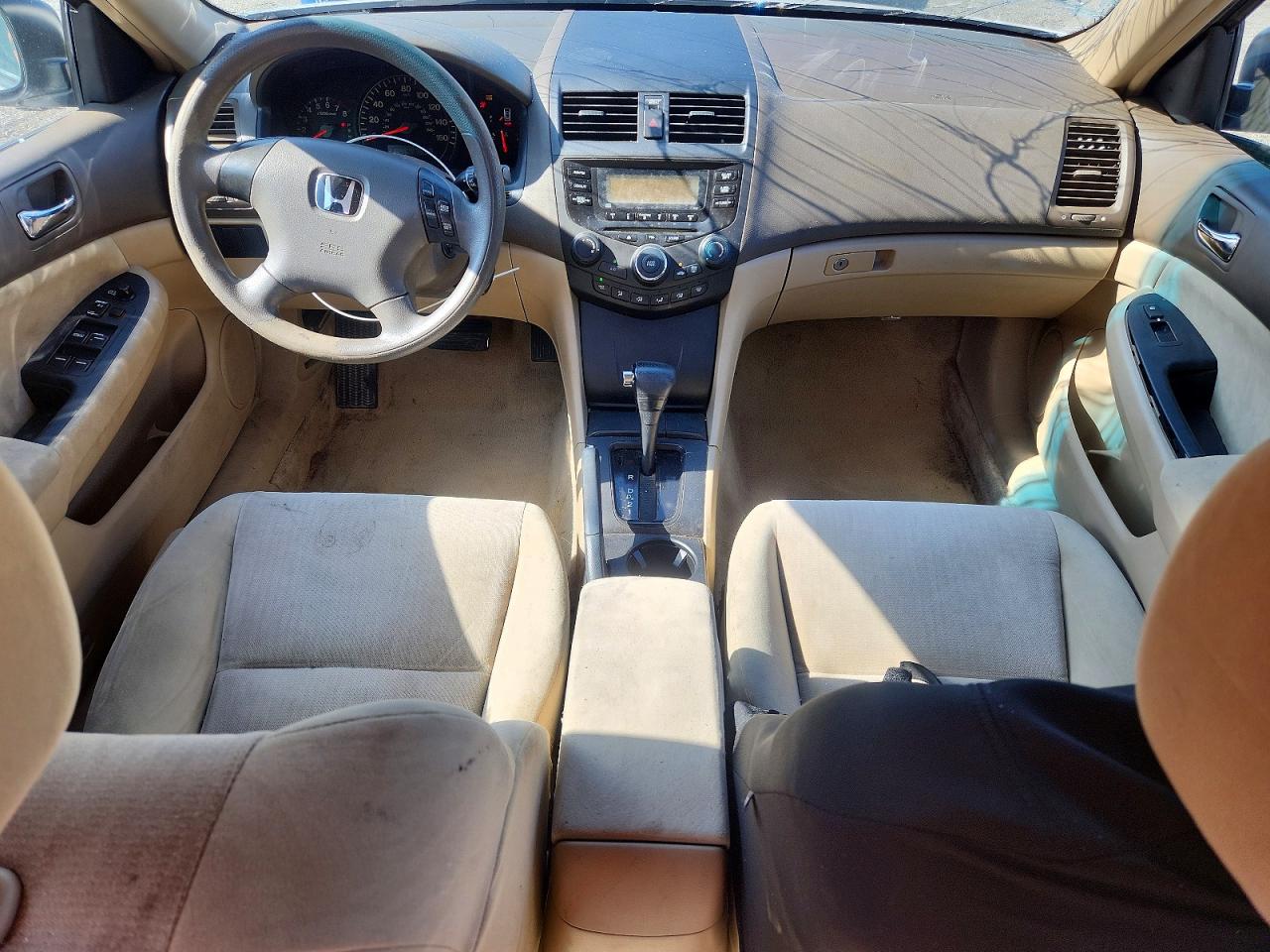 2004 Honda Accord Lx White vin: 1HGCM56394A024847