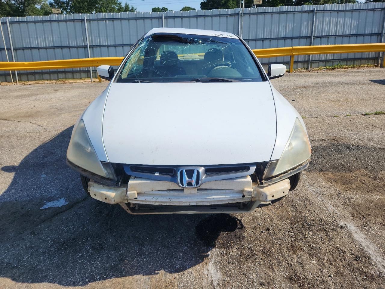 2004 Honda Accord Lx White vin: 1HGCM56394A024847
