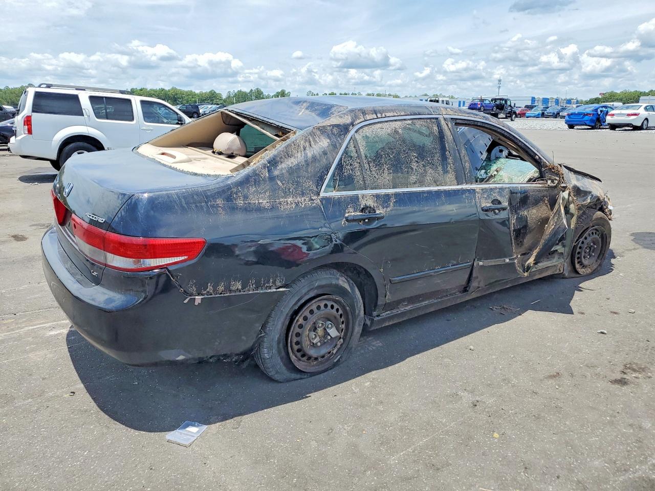 2004 Honda Accord Lx Black vin: 1HGCM56394A039204