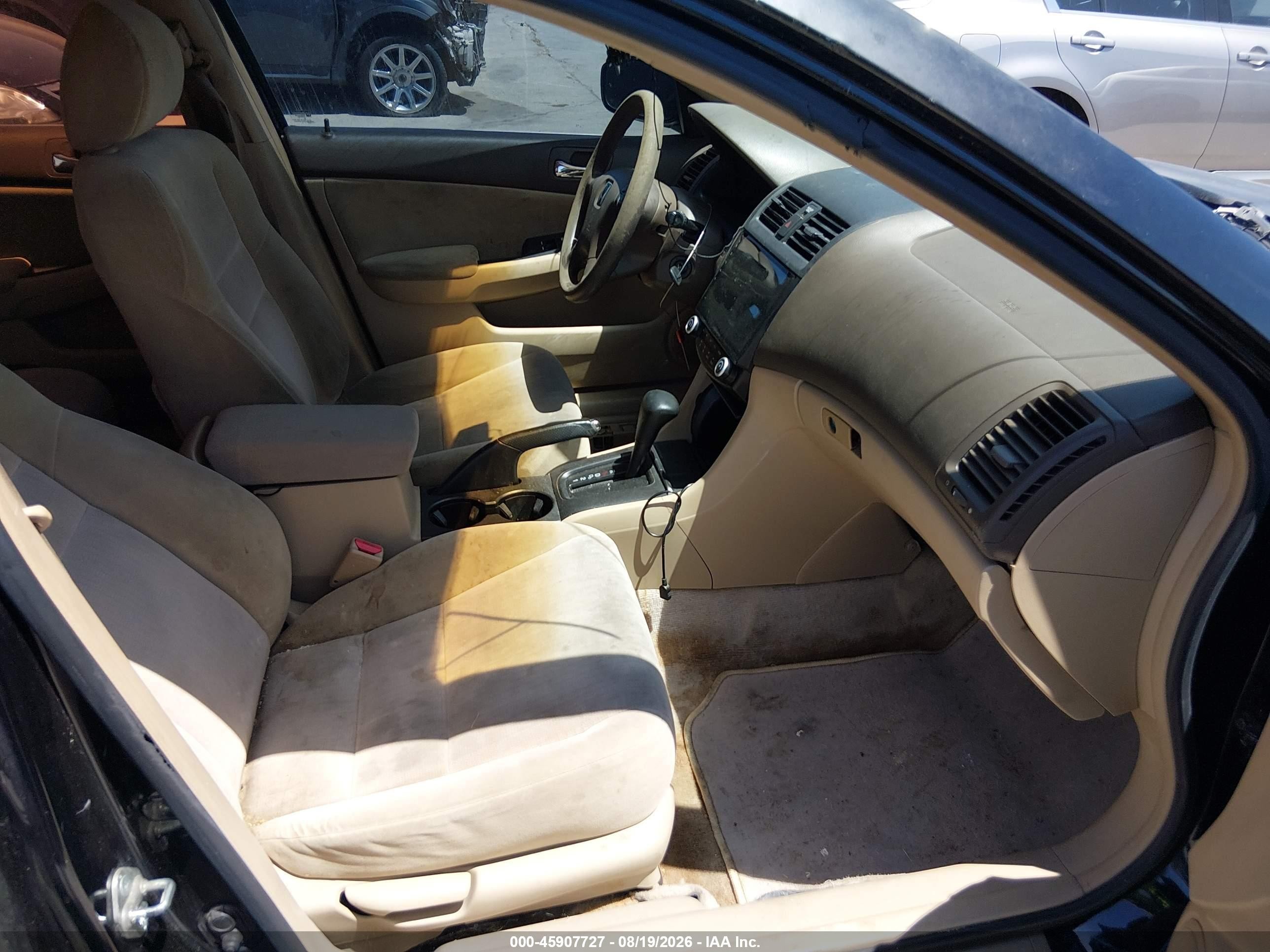 2004 Honda Accord 2.4 Lx Black vin: 1HGCM56394A047562