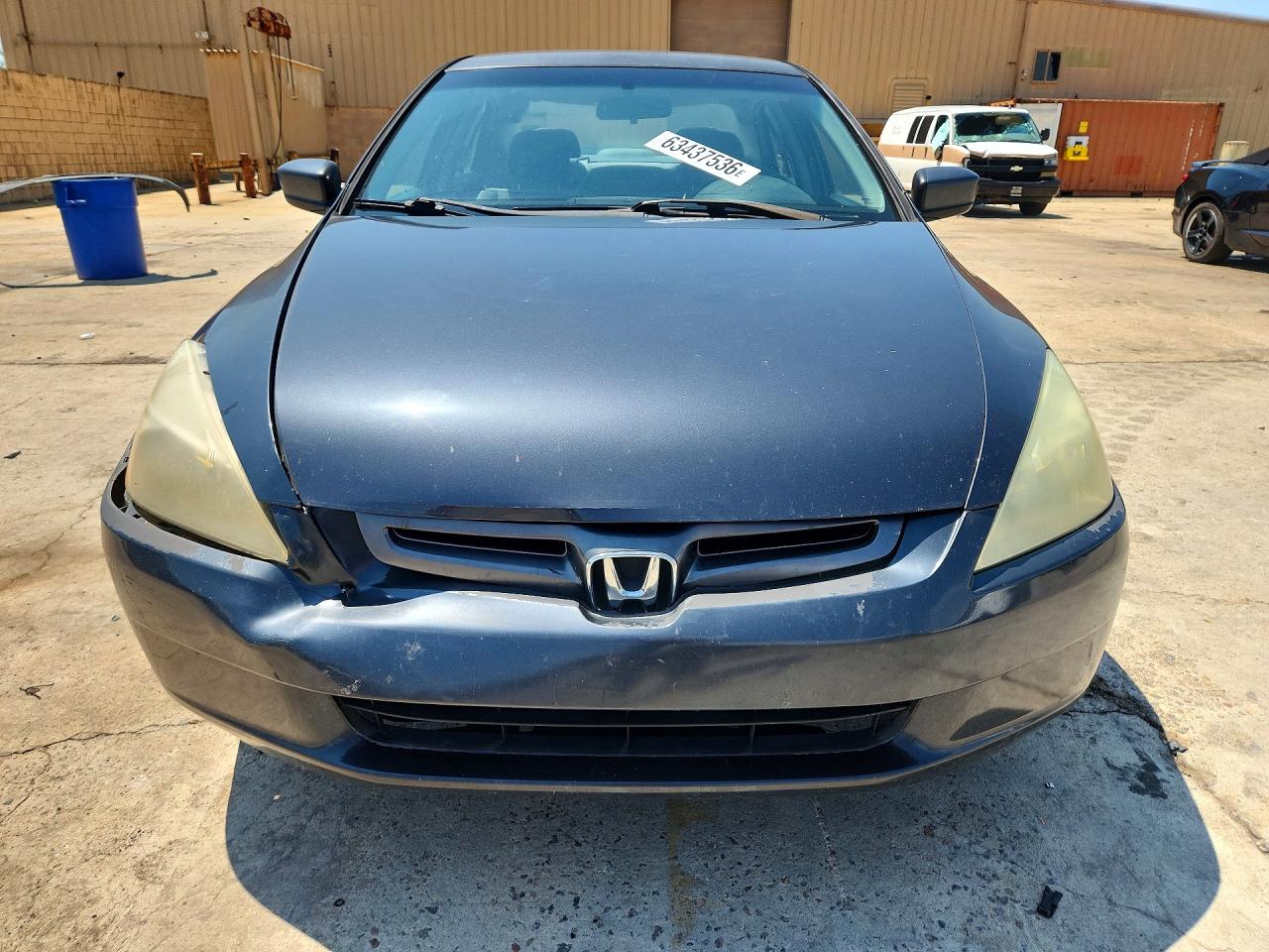 2004 Honda Accord Lx Gray vin: 1HGCM56394A054141