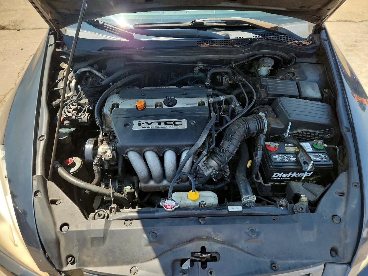 2004 Honda Accord Lx Gray vin: 1HGCM56394A054141