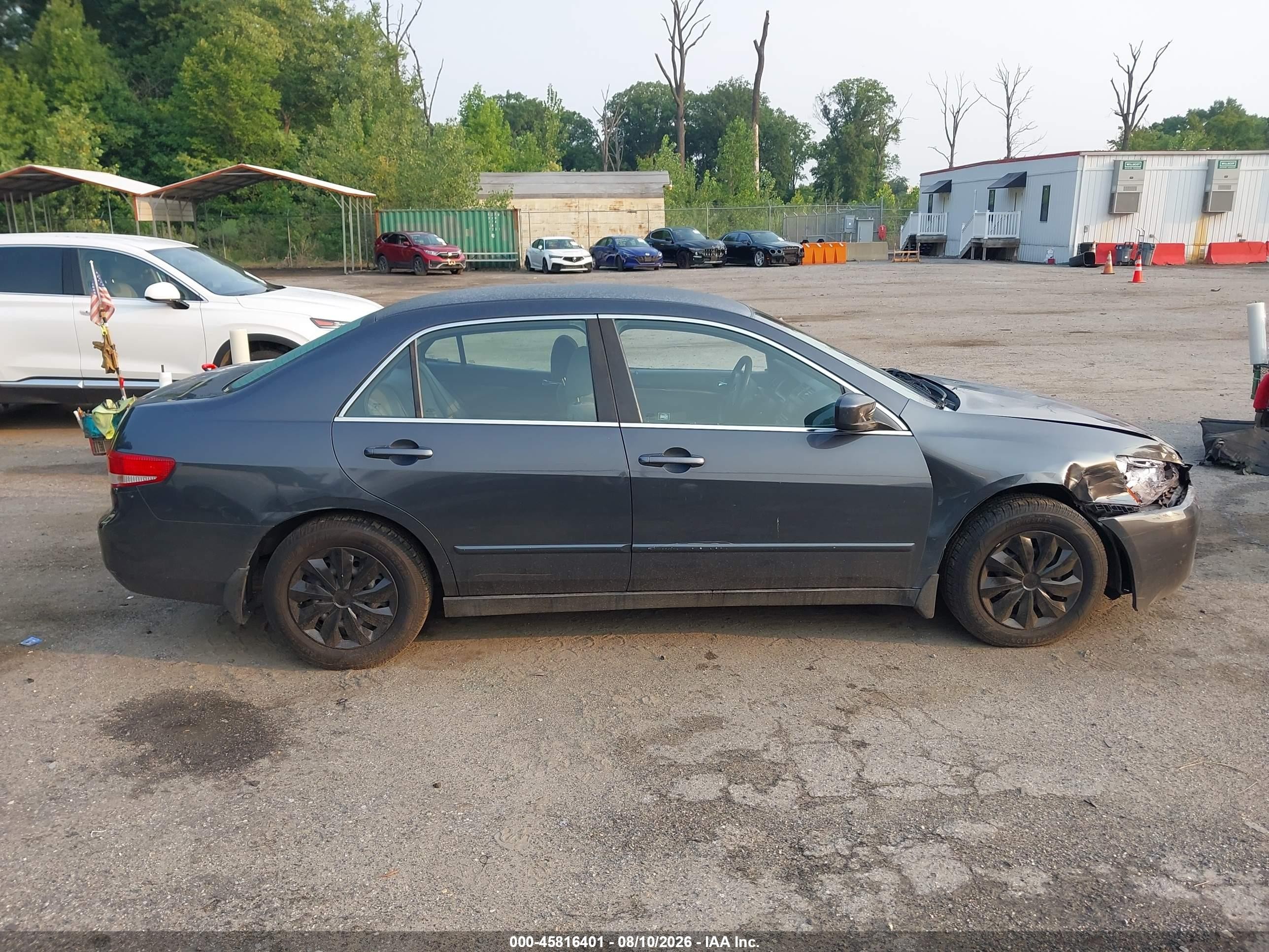 2004 Honda Accord 2.4 Lx Серый vin: 1HGCM56394A068685
