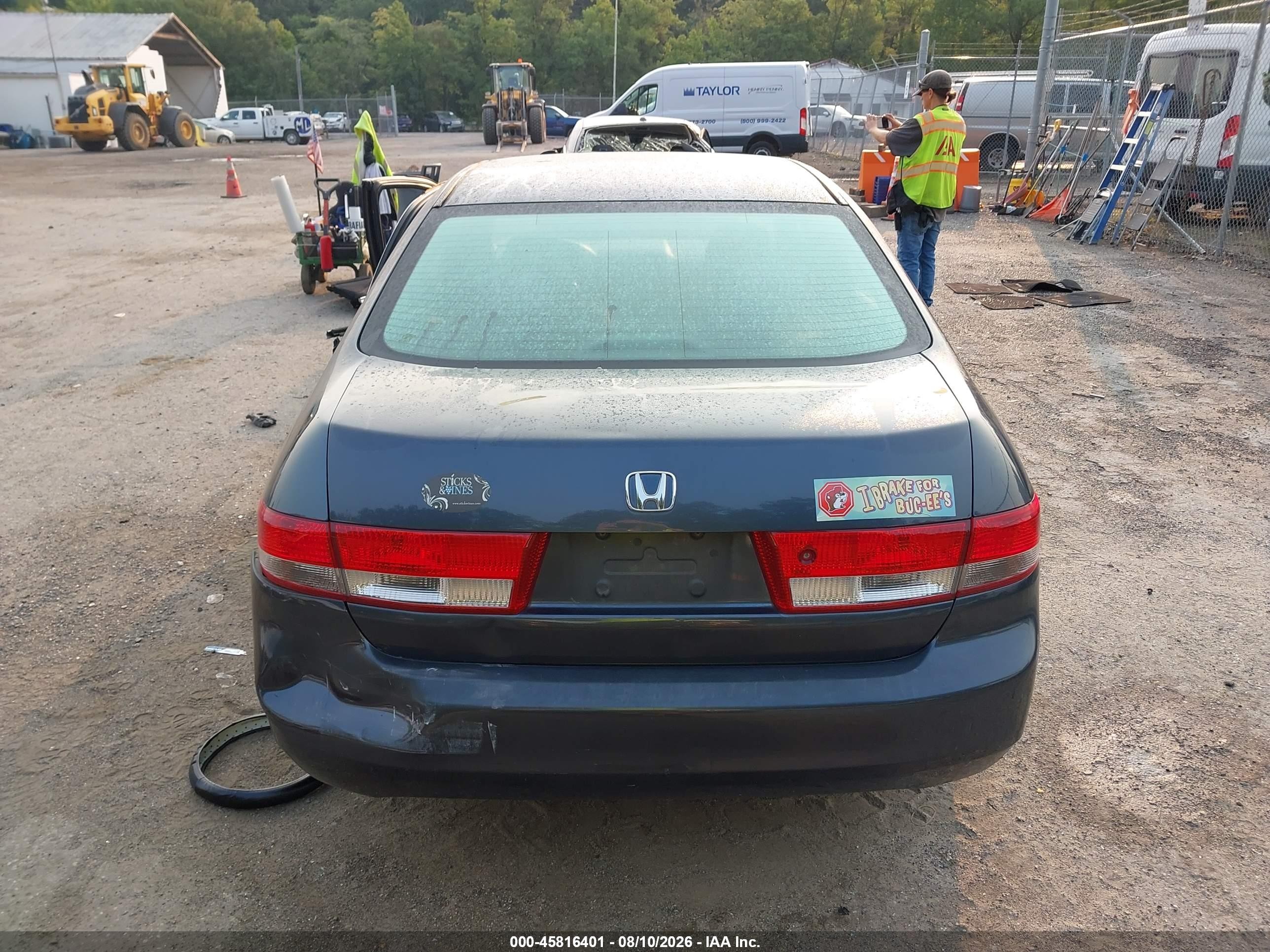 2004 Honda Accord 2.4 Lx Серый vin: 1HGCM56394A068685