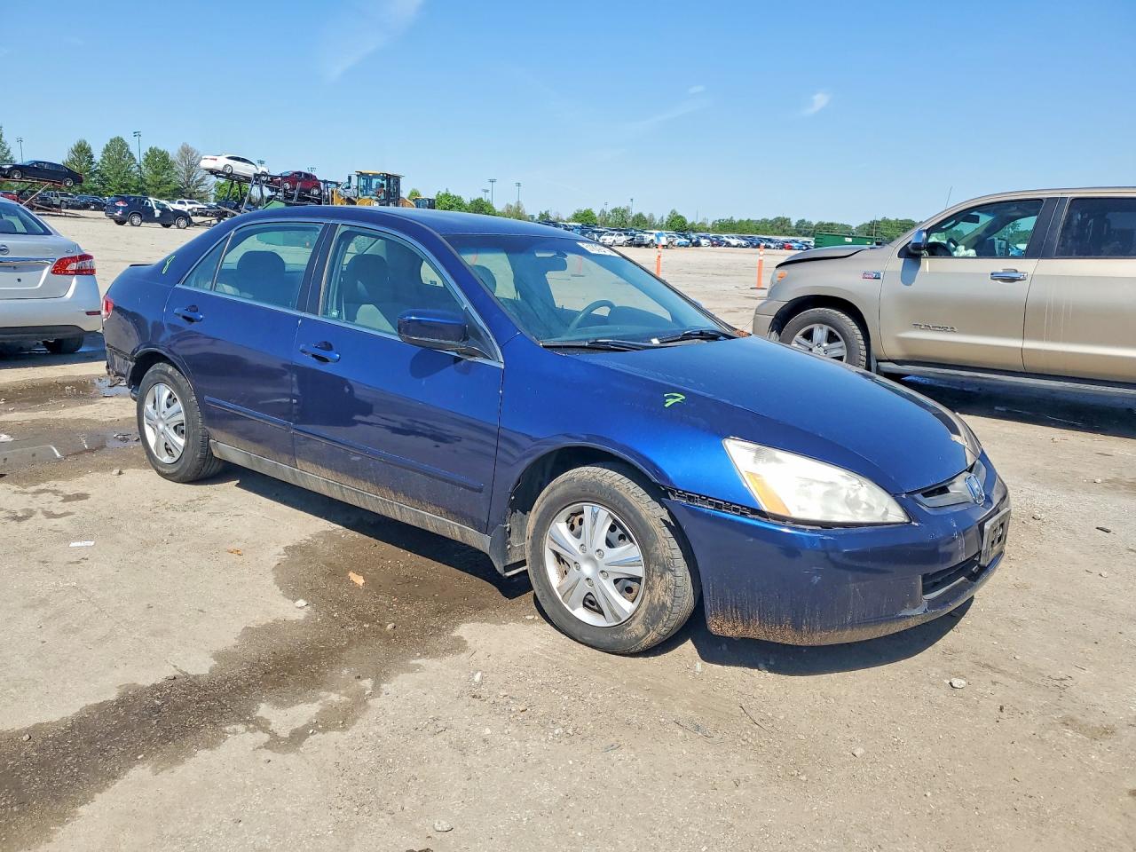 2004 Honda Accord Lx Blue vin: 1HGCM56394A150271
