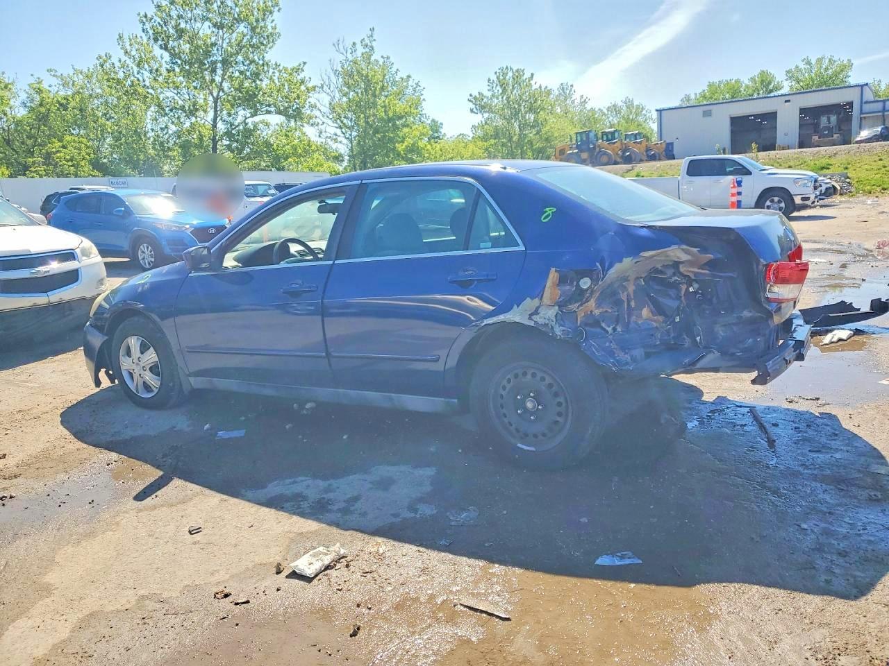 2004 Honda Accord Lx Blue vin: 1HGCM56394A150271