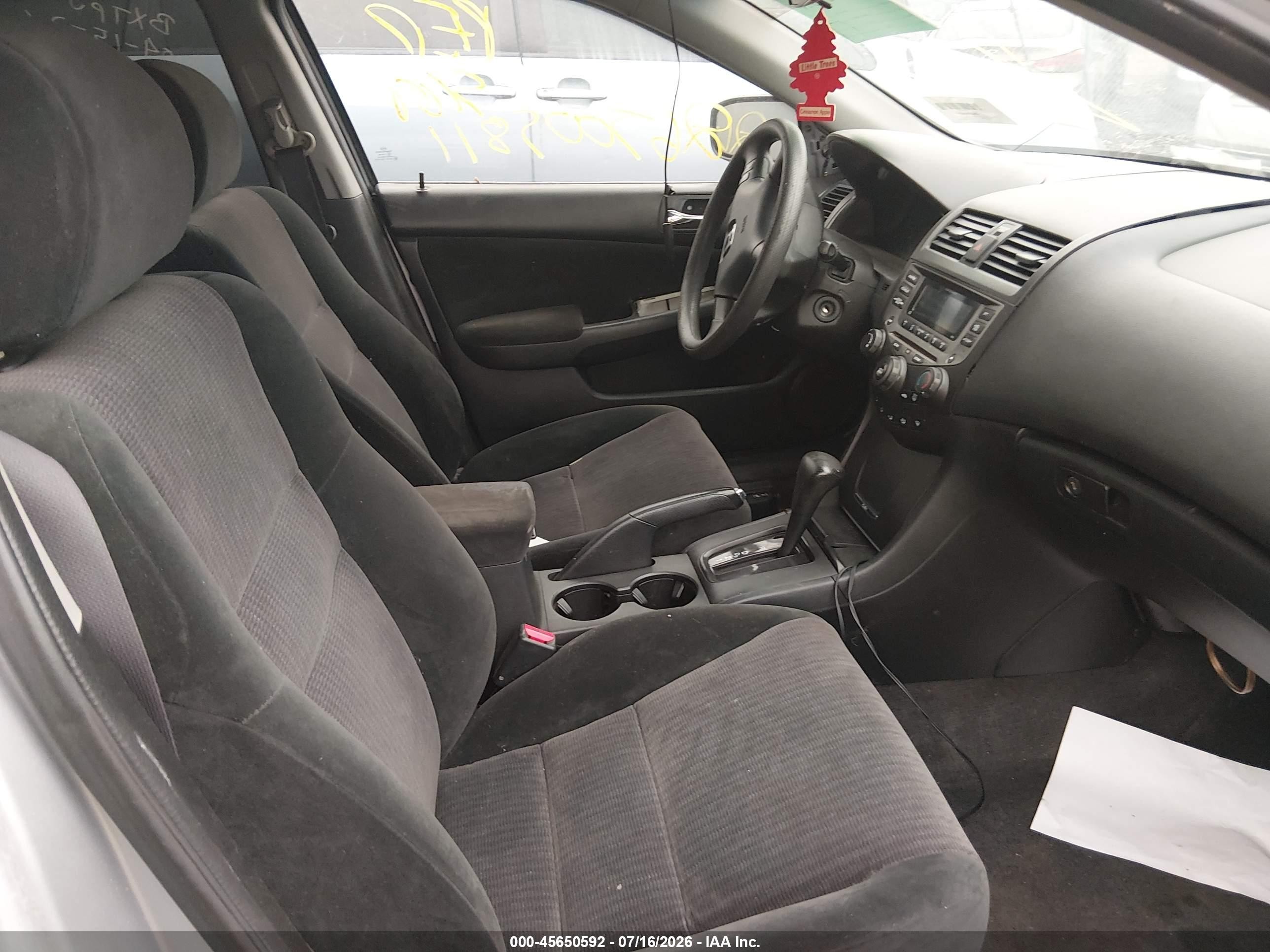 2004 Honda Accord 2.4 Lx Gray vin: 1HGCM56394A155793