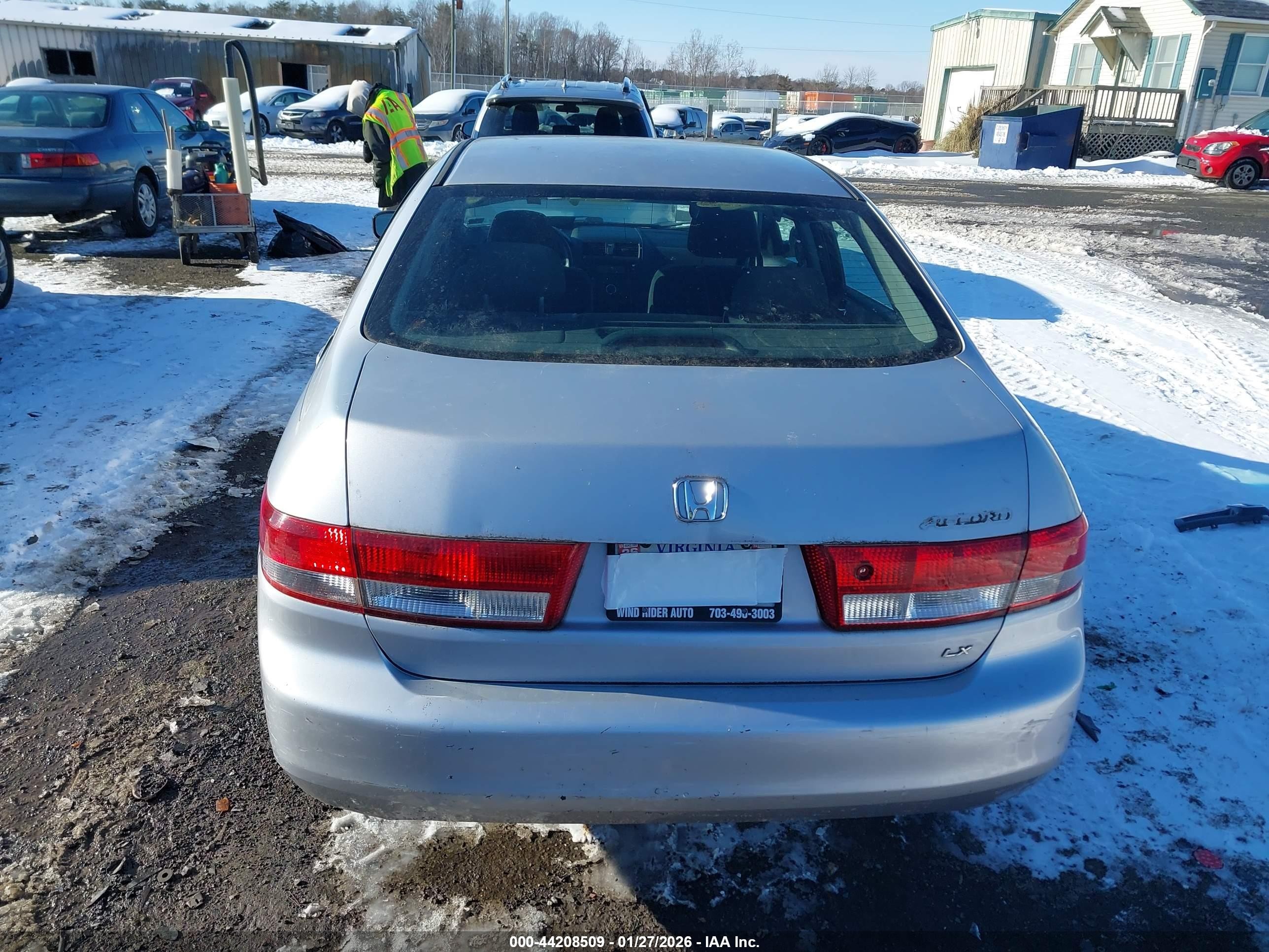 2004 Honda Accord 2.4 Lx Silver vin: 1HGCM56394A165191
