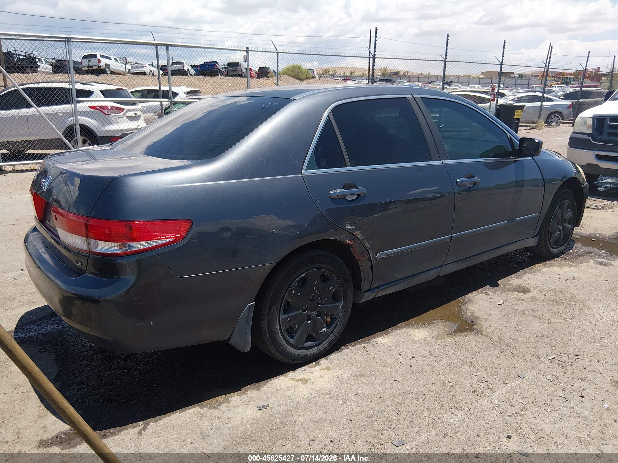 2004 Honda Accord 2.4 Lx Gray vin: 1HGCM56394A172013