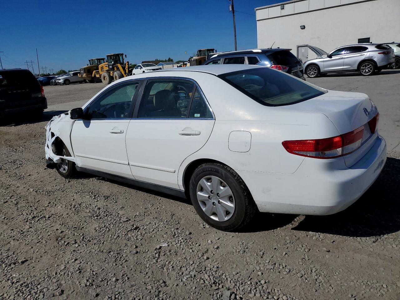 2004 Honda Accord Lx White vin: 1HGCM56394A179561