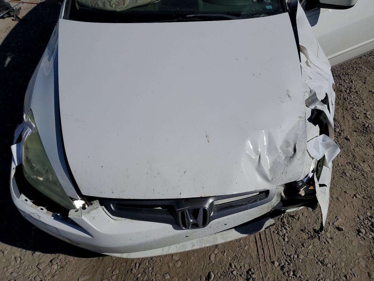 2004 Honda Accord Lx White vin: 1HGCM56394A179561