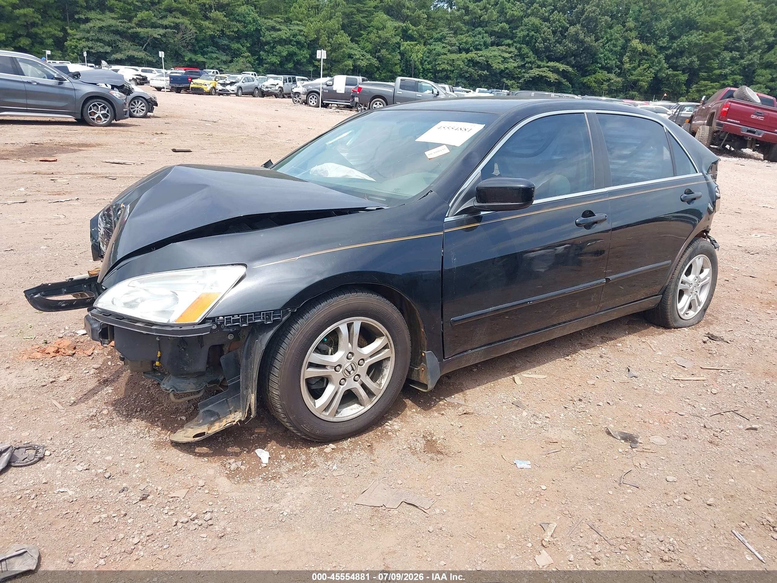 2006 Honda Accord 2.4 Se Black vin: 1HGCM56396A124093