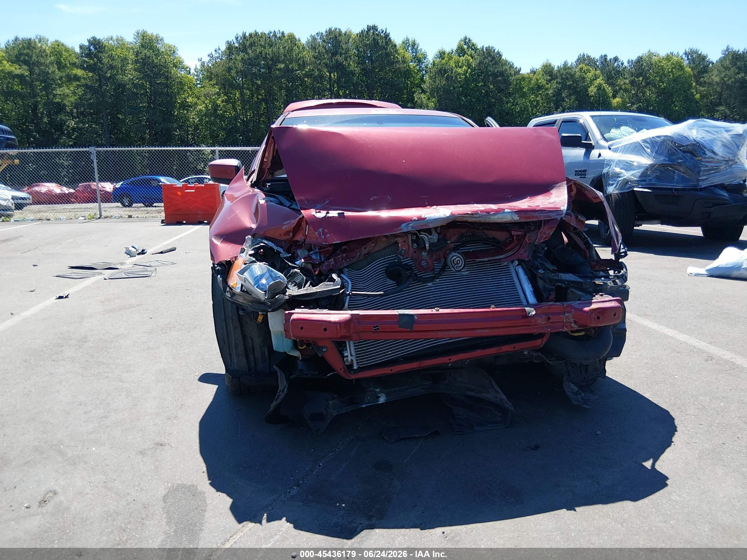 2007 Honda Accord 2.4 Se Red vin: 1HGCM56397A037554