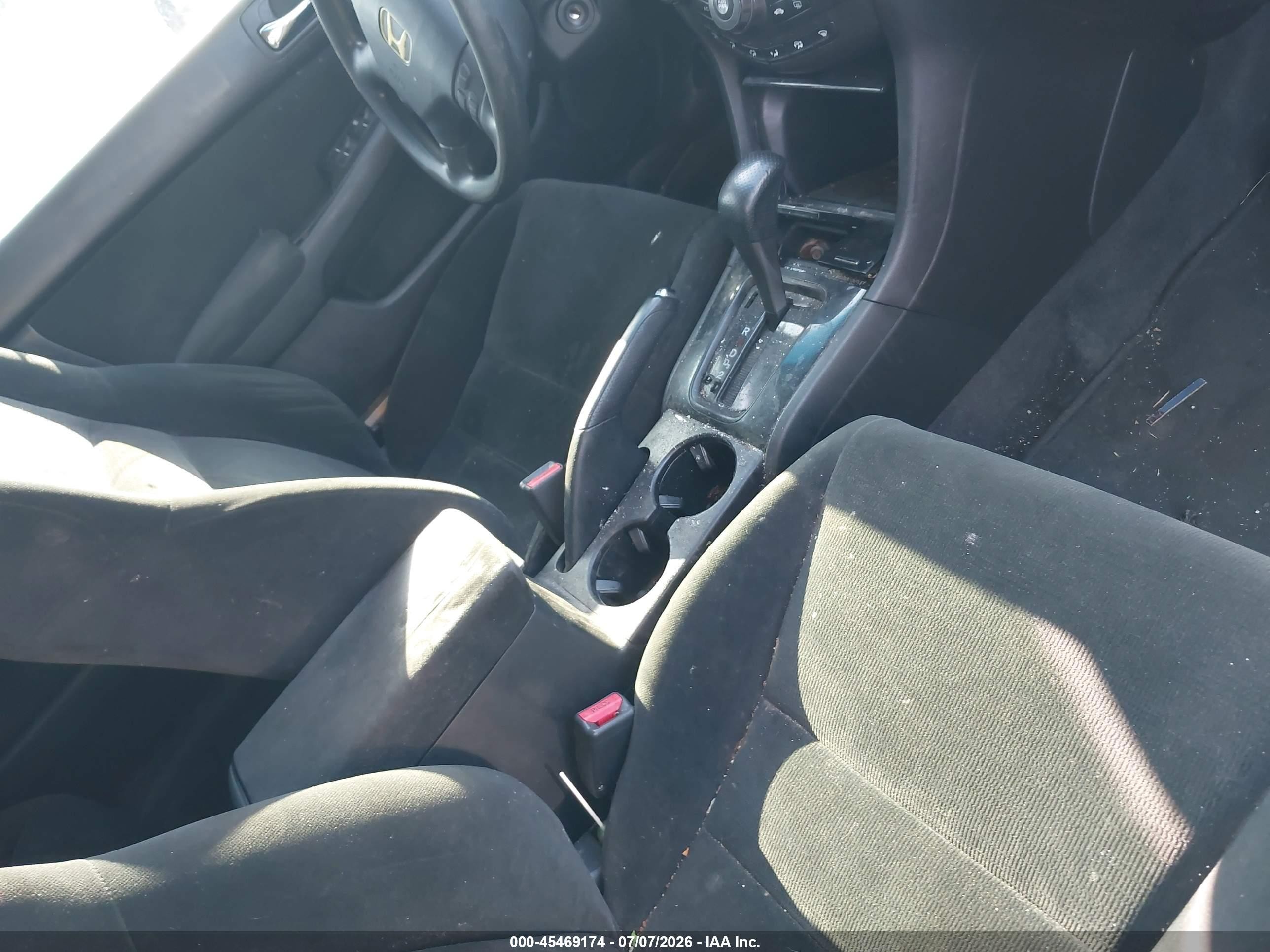 2007 Honda Accord 2.4 Se Gray vin: 1HGCM56397A044701