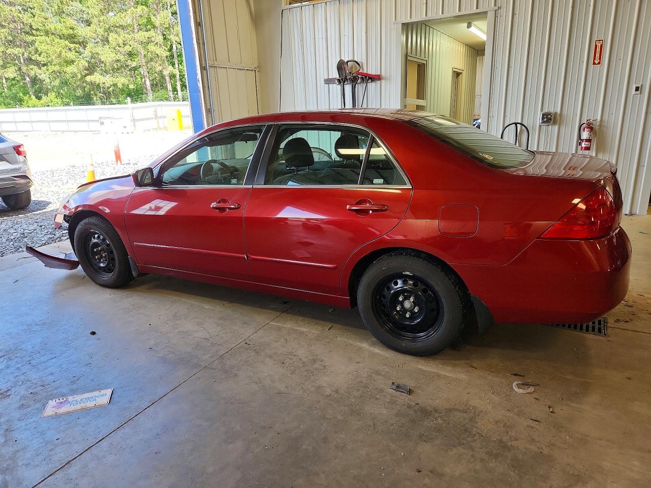 2007 Honda Accord Se Red vin: 1HGCM56397A051017