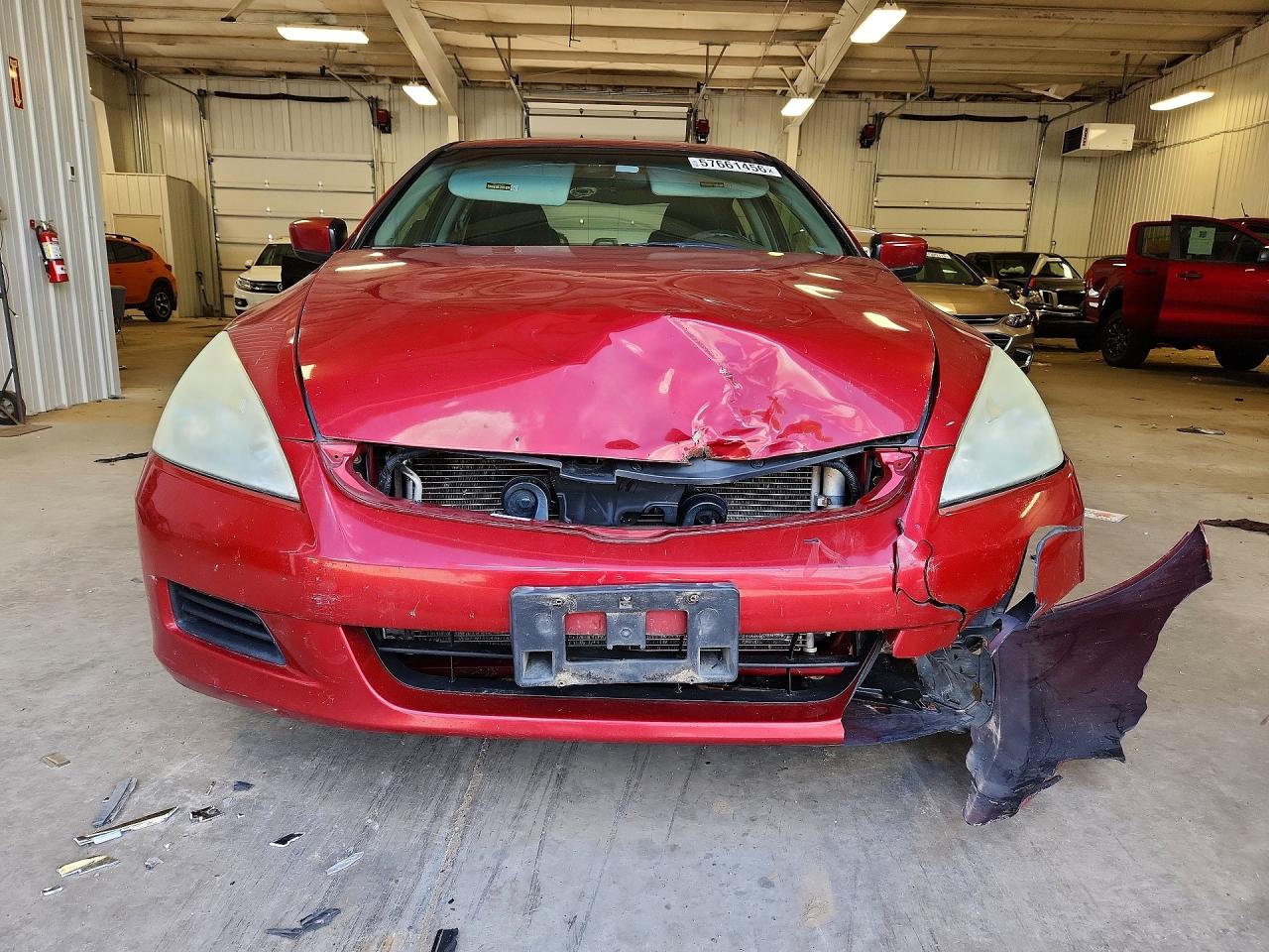 2007 Honda Accord Se Red vin: 1HGCM56397A051017
