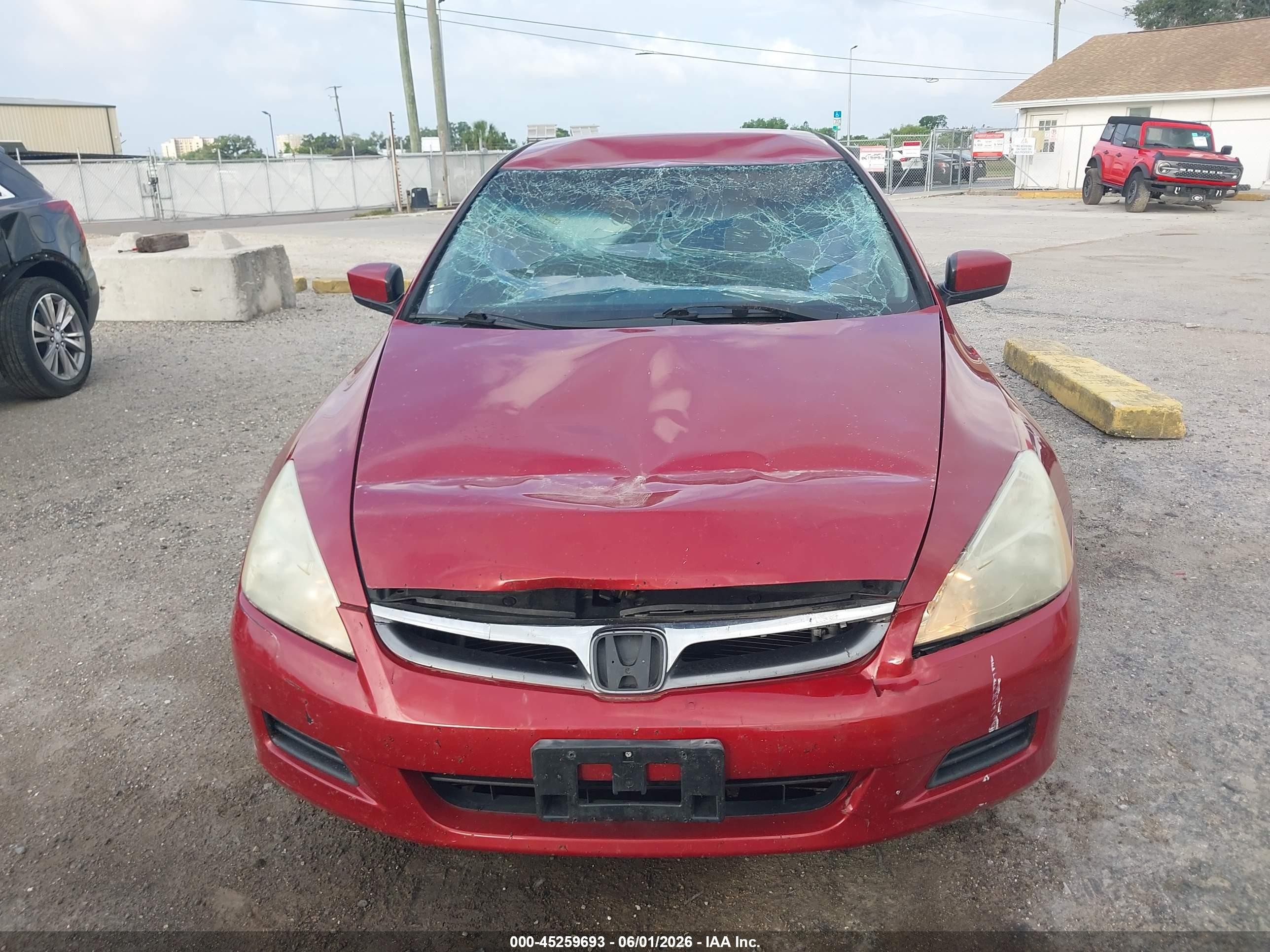 2007 Honda Accord 2.4 Se Red vin: 1HGCM56397A057514