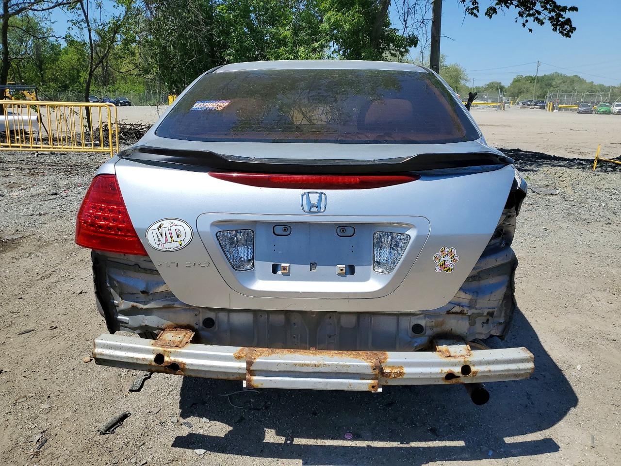 2007 Honda Accord Se Silver vin: 1HGCM56397A065791