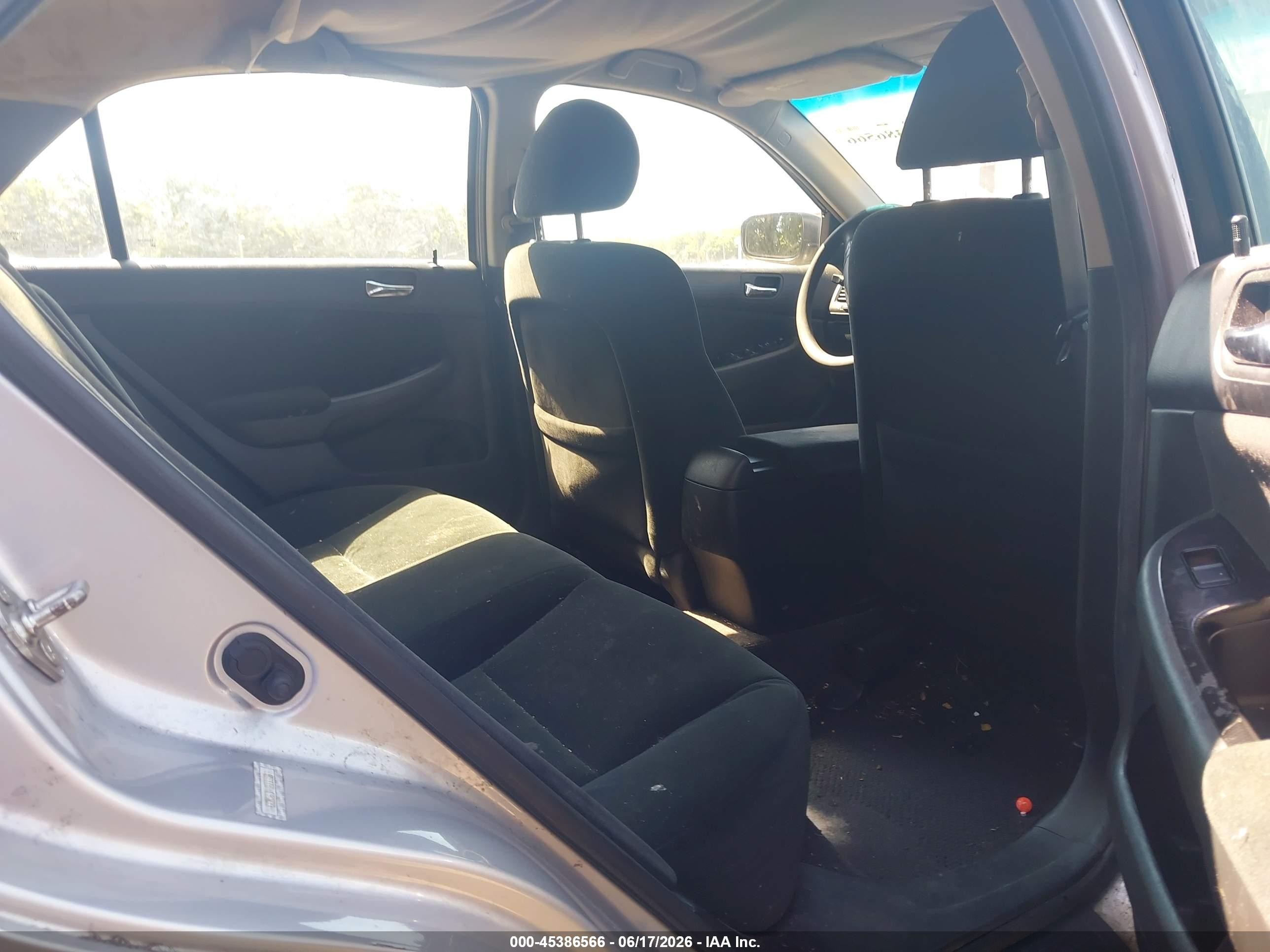 2007 Honda Accord 2.4 Se Silver vin: 1HGCM56397A111569