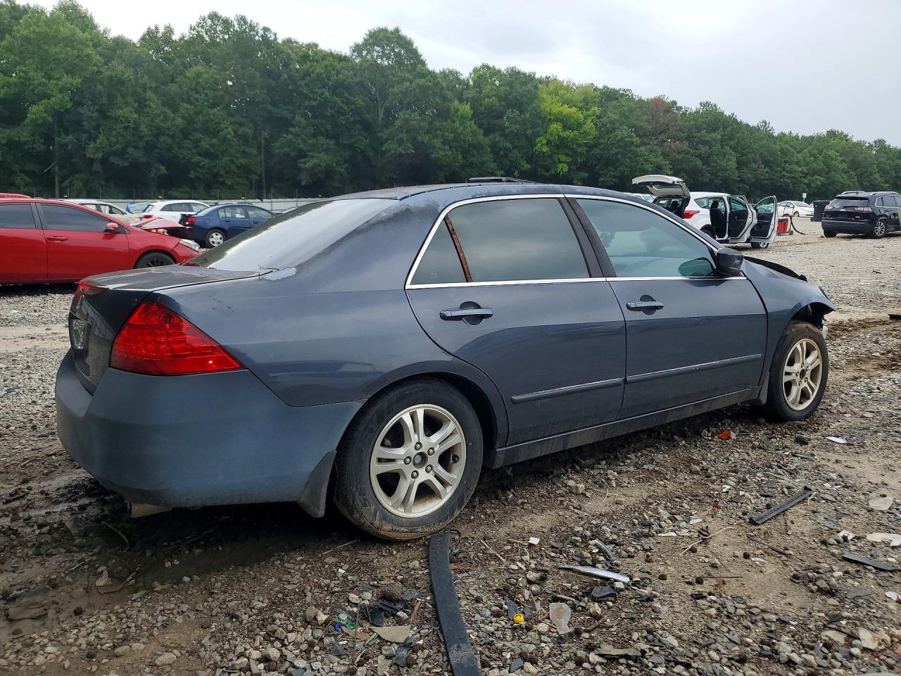 2007 Honda Accord Se Charcoal vin: 1HGCM56397A140666