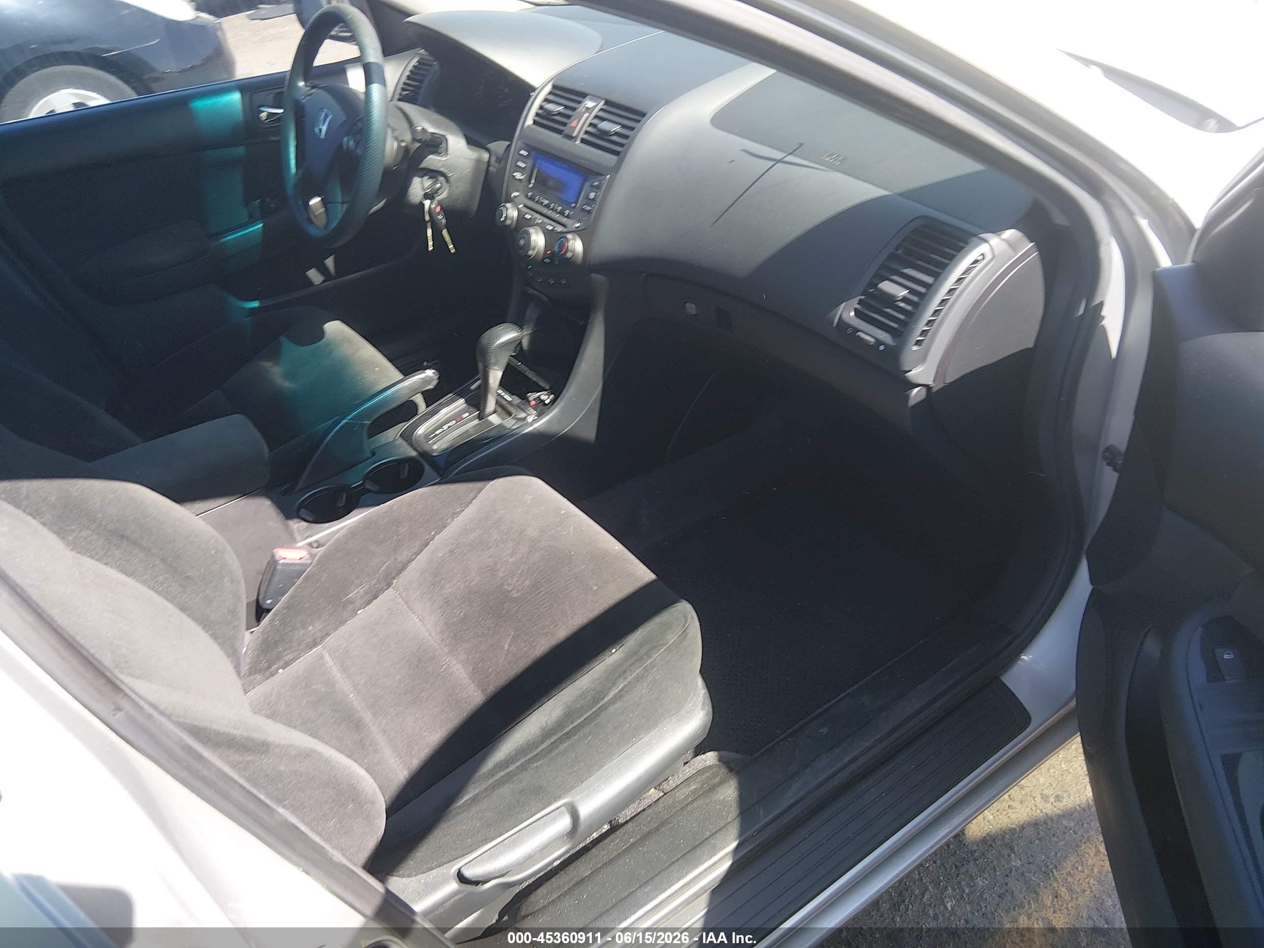 2007 Honda Accord 2.4 Se Gray vin: 1HGCM56397A154034
