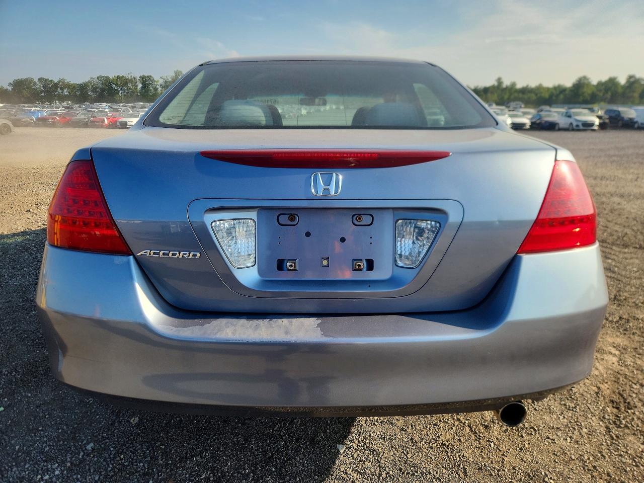 2007 Honda Accord Se Blue vin: 1HGCM56397A155149